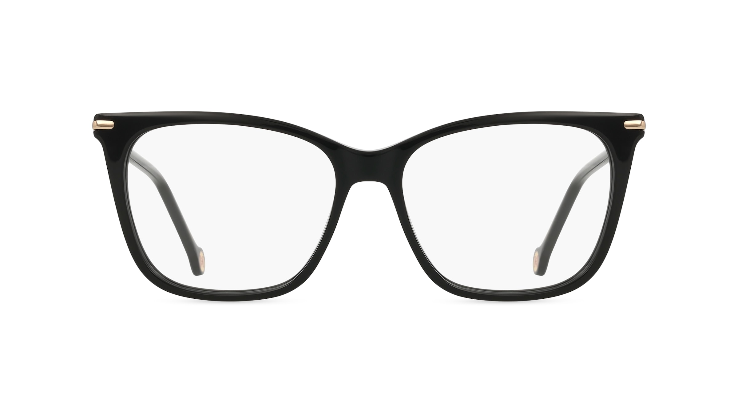 Carolina Herrera 232 Damen-Brille inkl. Gläser Vollrand Eckig Acetat-Gestell 53mm/15mm/140mm, schwarz