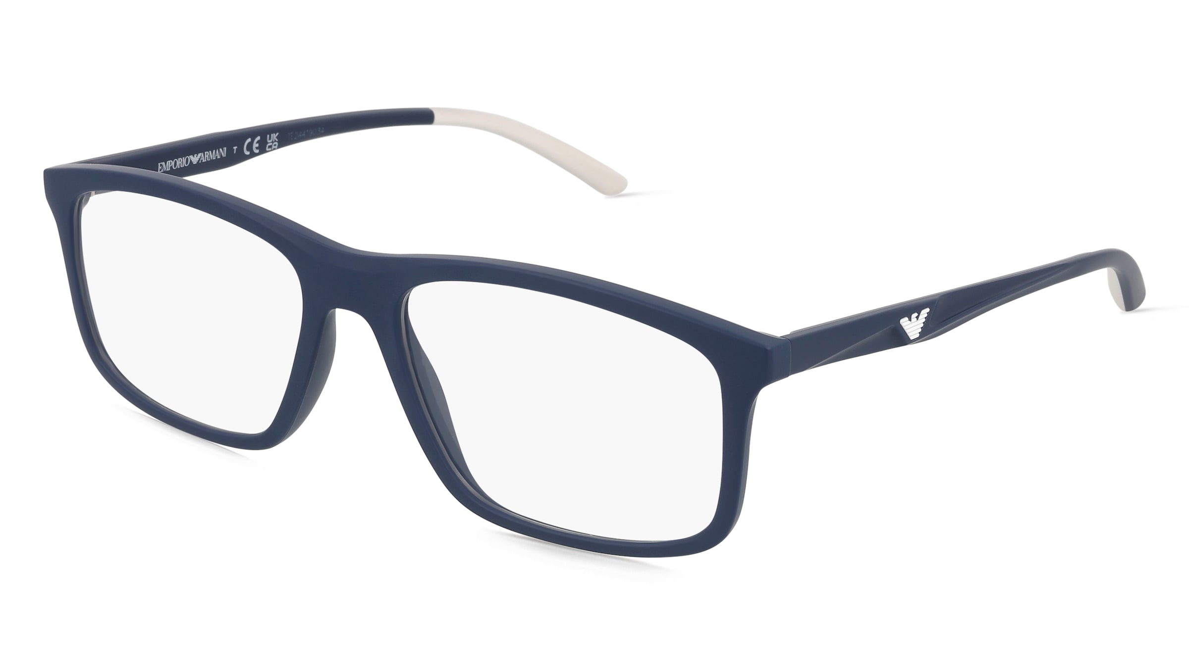 Emporio Armani EA3196 Herren-Brille inkl. Gläser Vollrand Quadratisch Kunststoff-Gestell 54/17/145, Schwarz