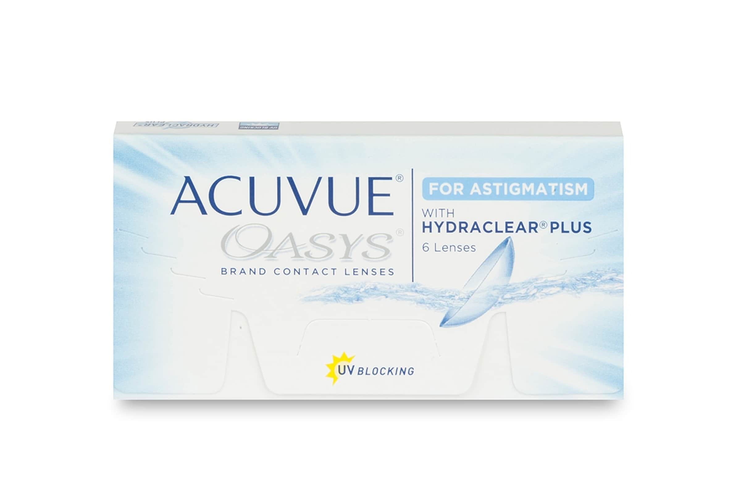 Johnson & Johnson Acuvue Oasys for Astigmatism (6er Packung) 2-Wochen-Linsen (-9 dpt, Zyl. -2,25, Achse 10 ° & BC 8.6) m...