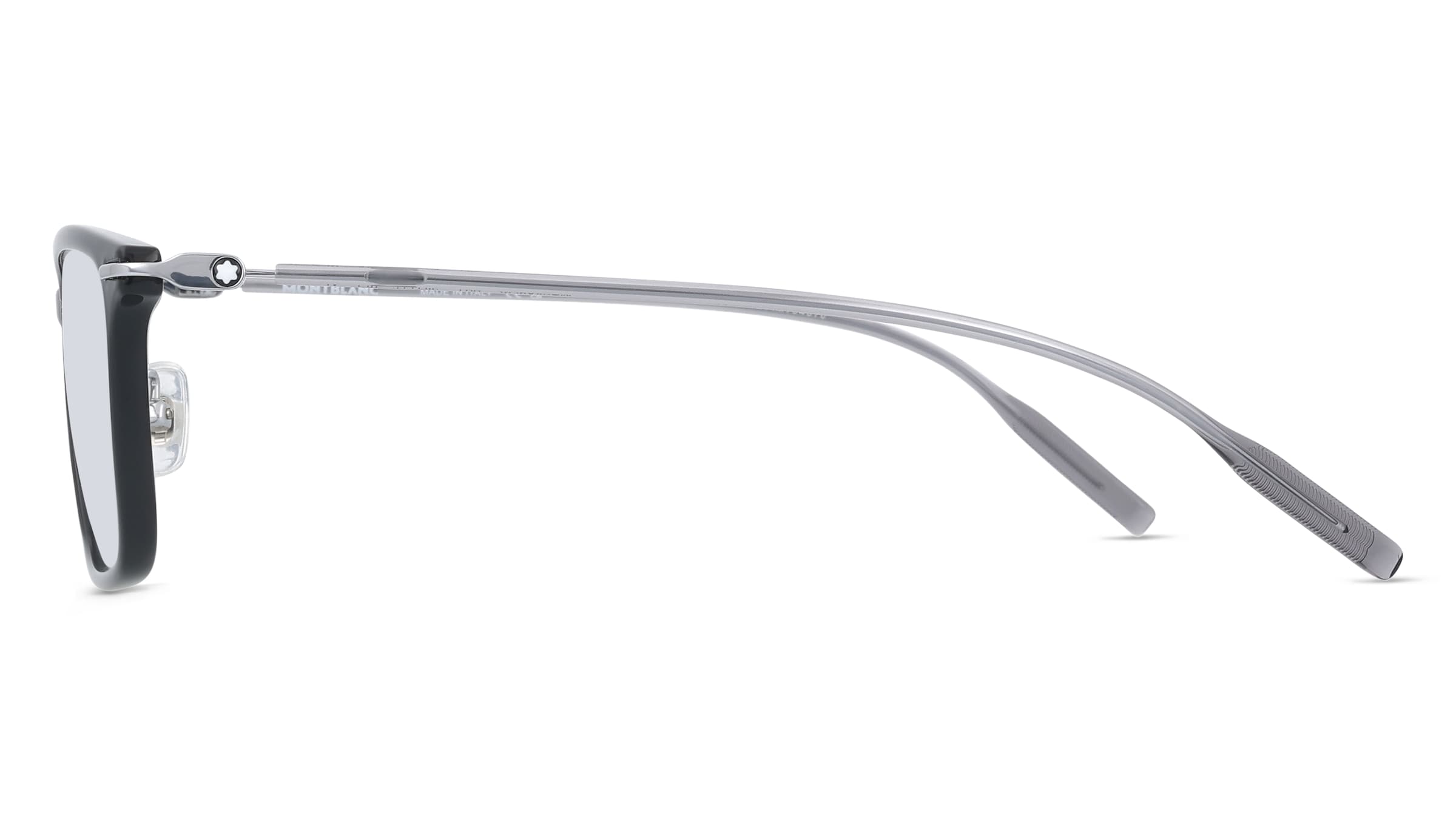 Thumbnail - Montblanc MB0489OA Herren-Brille inkl. Gläser Vollrand Eckig Kunststoff-Gestell 54/17/145, schwarz