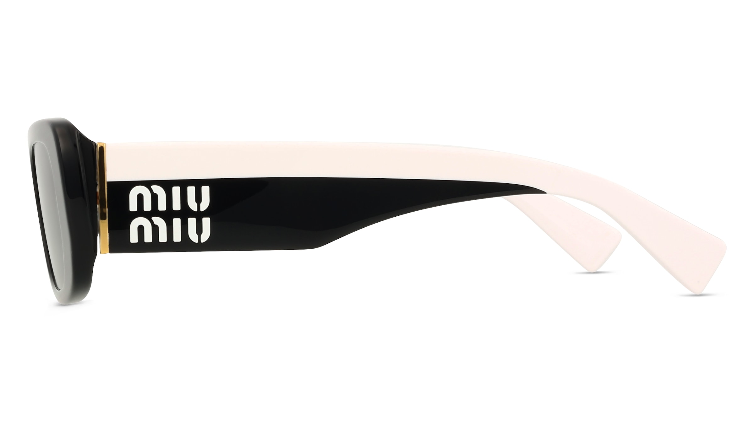 Thumbnail - Miu Miu MU08YS Damen-Sonnenbrille Vollrand Rectangular Acetat-Gestell, schwarz