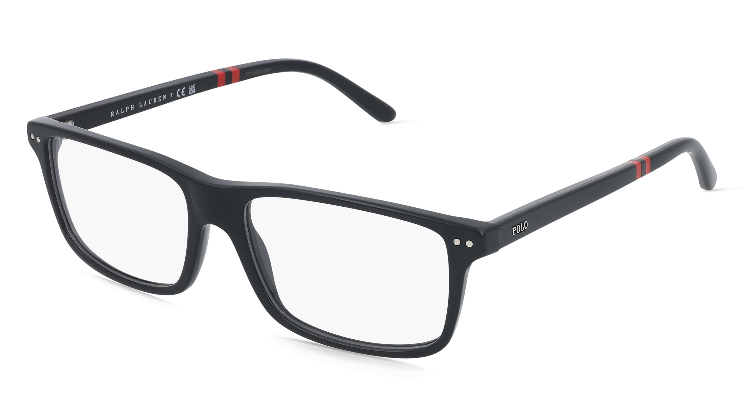 Polo Ralph Lauren 0PH2296 Herren-Brille inkl. Gläser Vollrand Eckig Acetat-Gestell 55/16/145, Schwarz