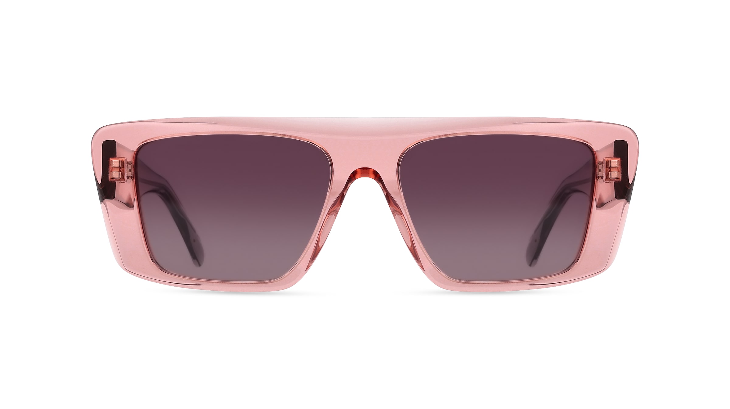 Fielmann MF 054 SUN FA Damen-Sonnenbrille Vollrand Eckig Bio-Acetat-Gestell, pink