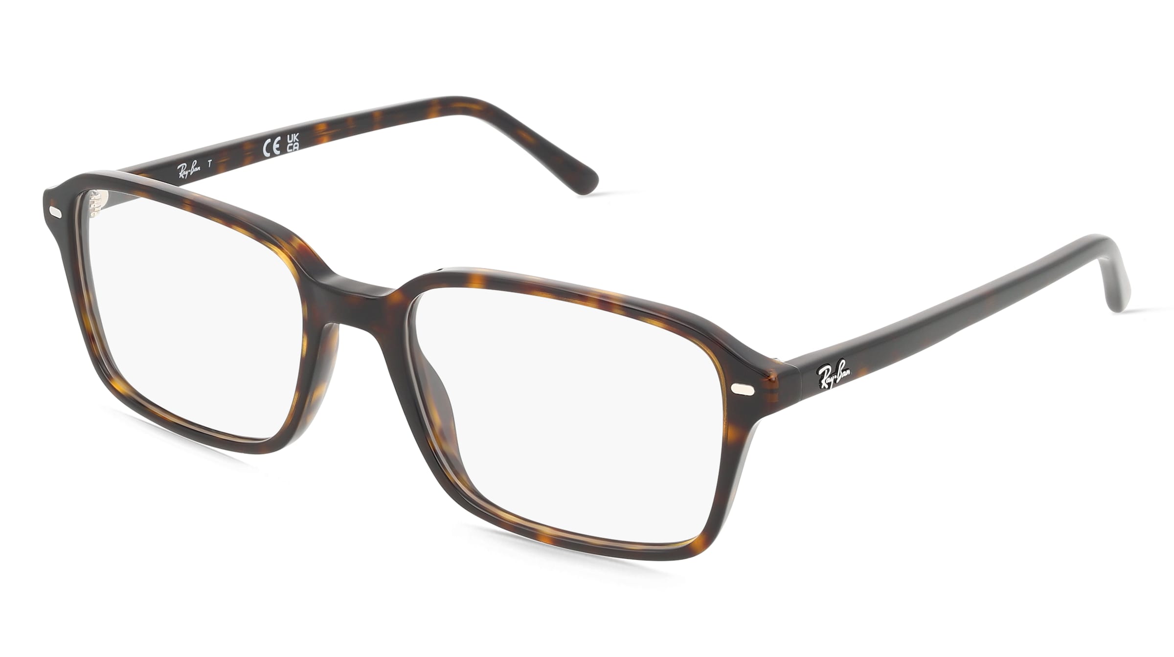 Ray-Ban RX5431 Unisex-Brille inkl. Gläser Vollrand Quadratisch Acetat-Gestell 54/18/140, Havanna