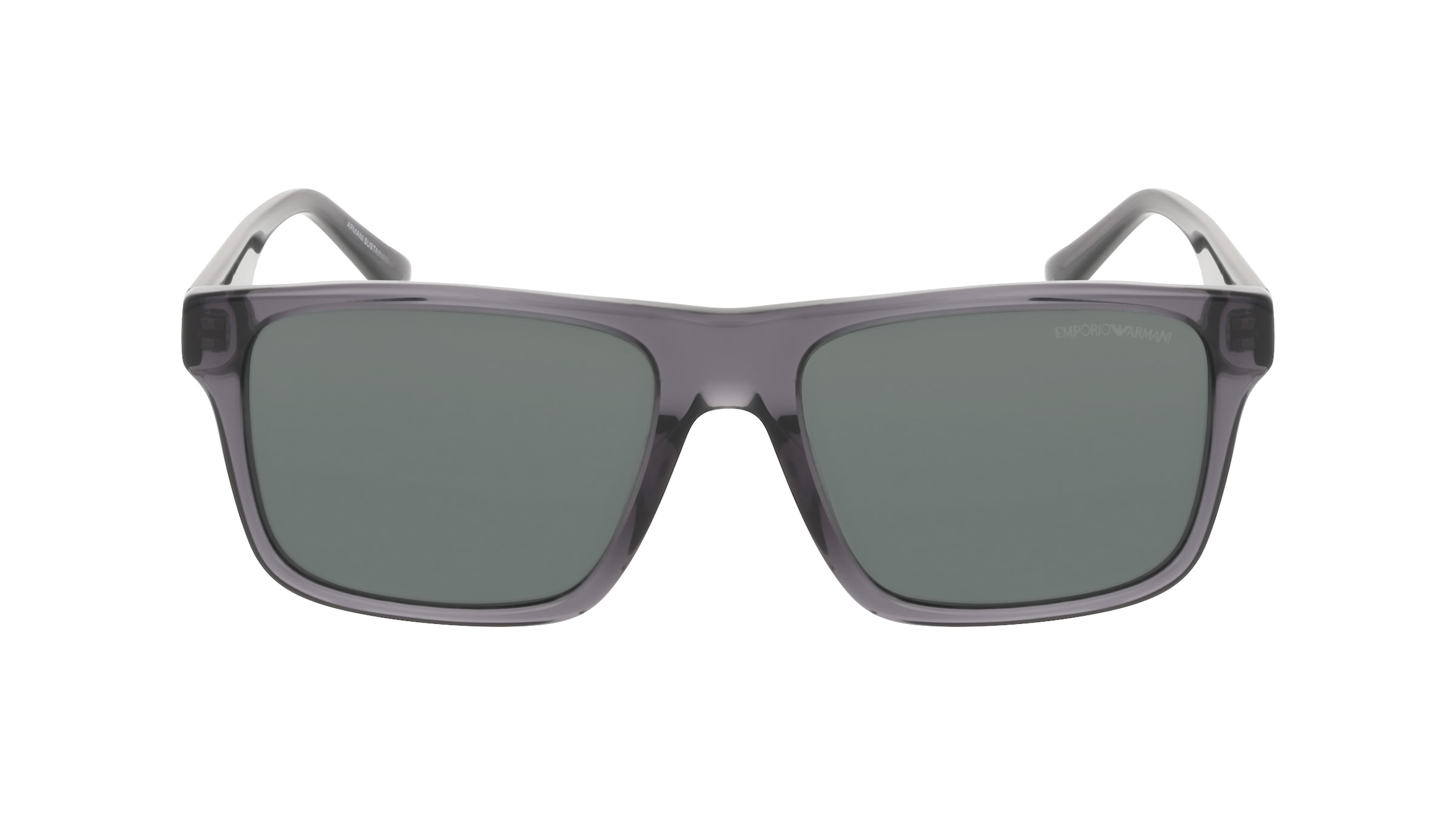 Emporio Armani EA4232 Herren-Sonnenbrille Vollrand Eckig Acetat-Gestell, grau