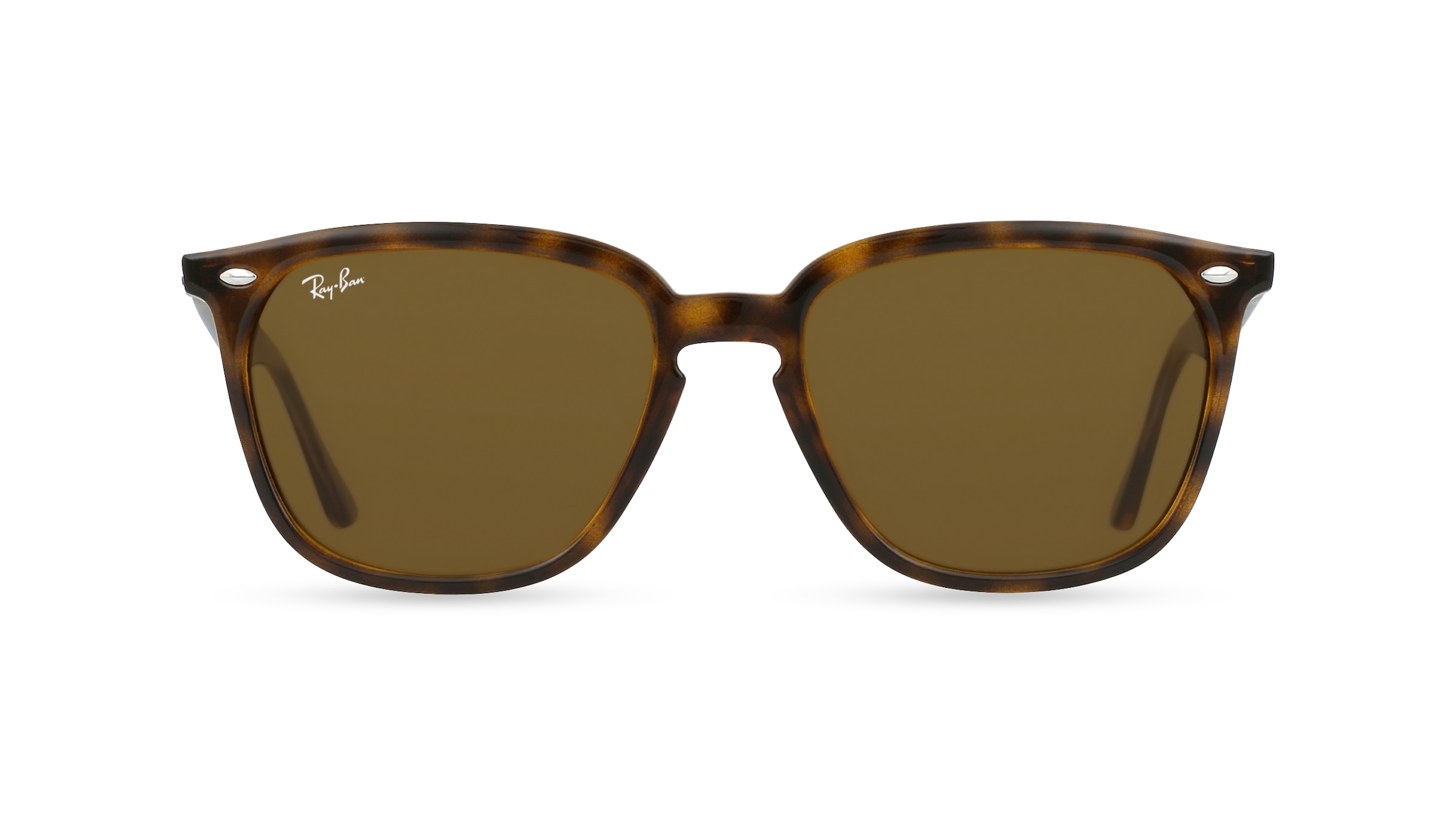 Ray-Ban RB 4362 Unisex-Sonnenbrille Vollrand Eckig Propionat-Gestell, braun