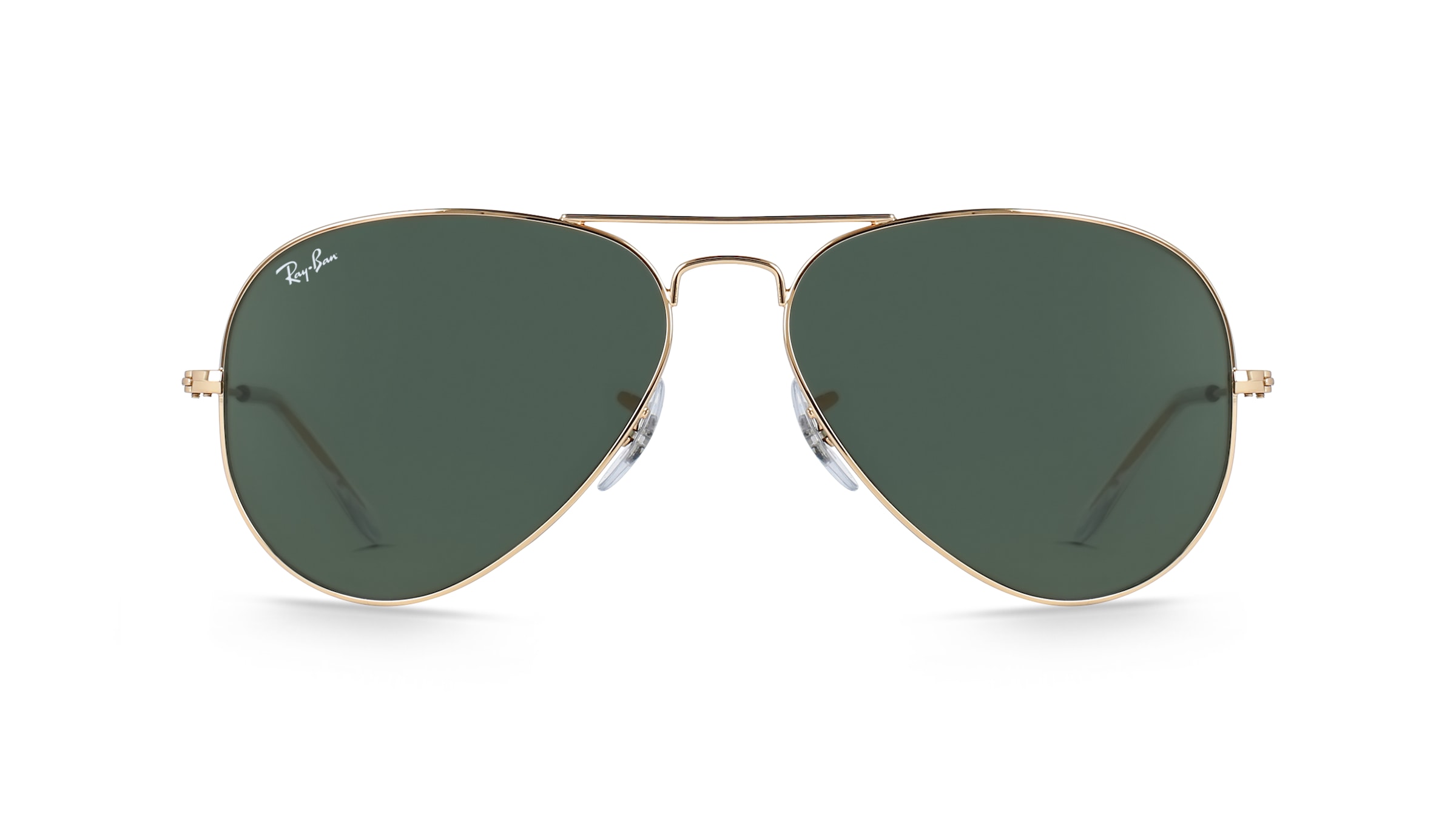 Ray-Ban RB 3025 AVIATOR Unisex-Sonnenbrille Vollrand Pilot Metall-Gestell, gold