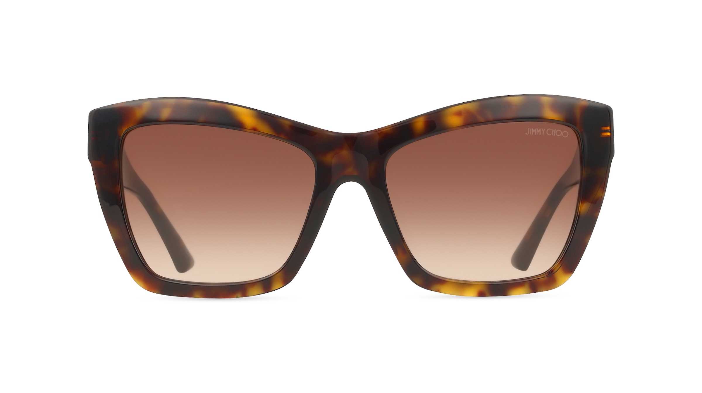 Jimmy Choo JC5031 Damen-Sonnenbrille Vollrand Cateye Acetat-Gestell, braun