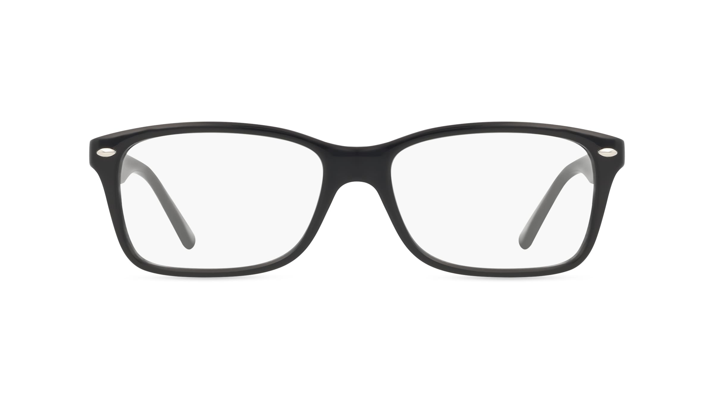 Ray-Ban RX5228 Damen-Brille inkl. Gläser Vollrand Quadratisch Acetat-Gestell 55/17/140, schwarz