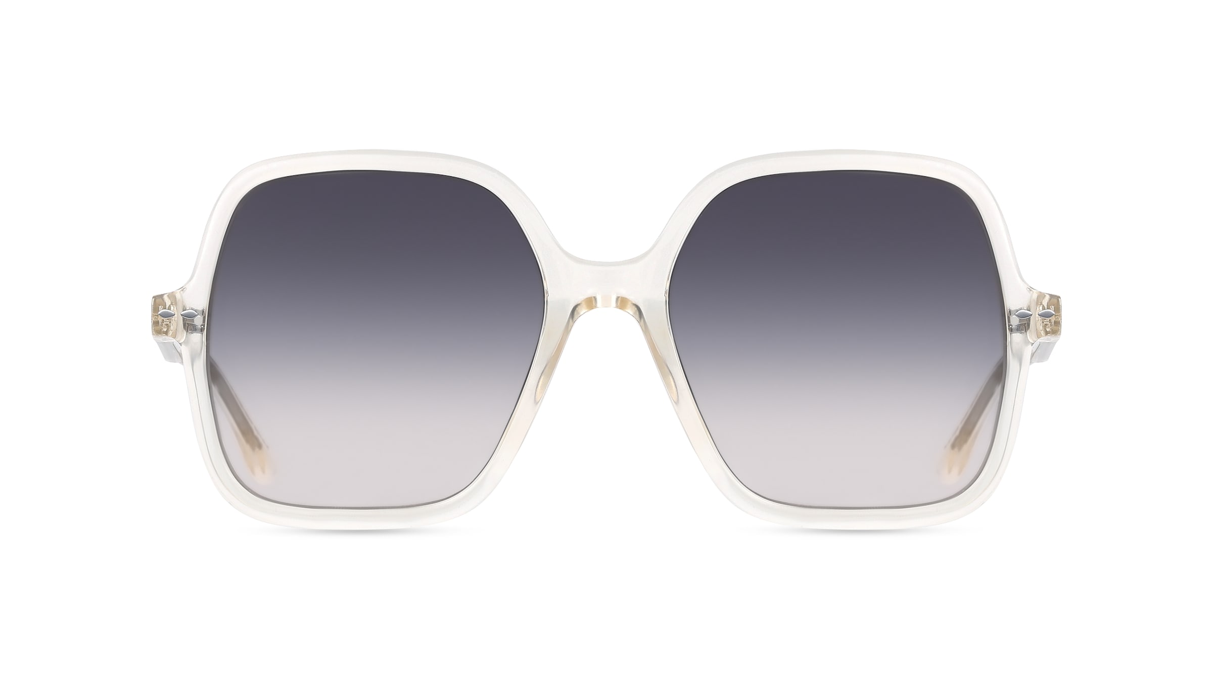 Isabel Marant IM 0077/G/S Damen-Sonnenbrille Vollrand Eckig Acetat-Gestell, transparent