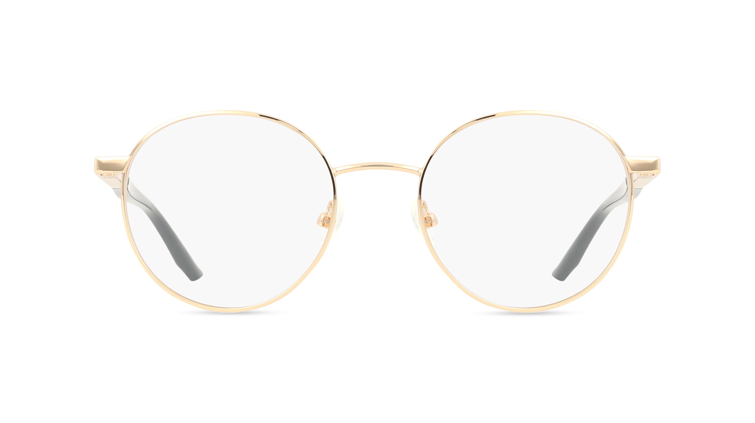 Calvin Klein CK25112 Unisex-Brille inkl. Gläser Vollrand Rund Metall-Gestell 50/20/145, Gold