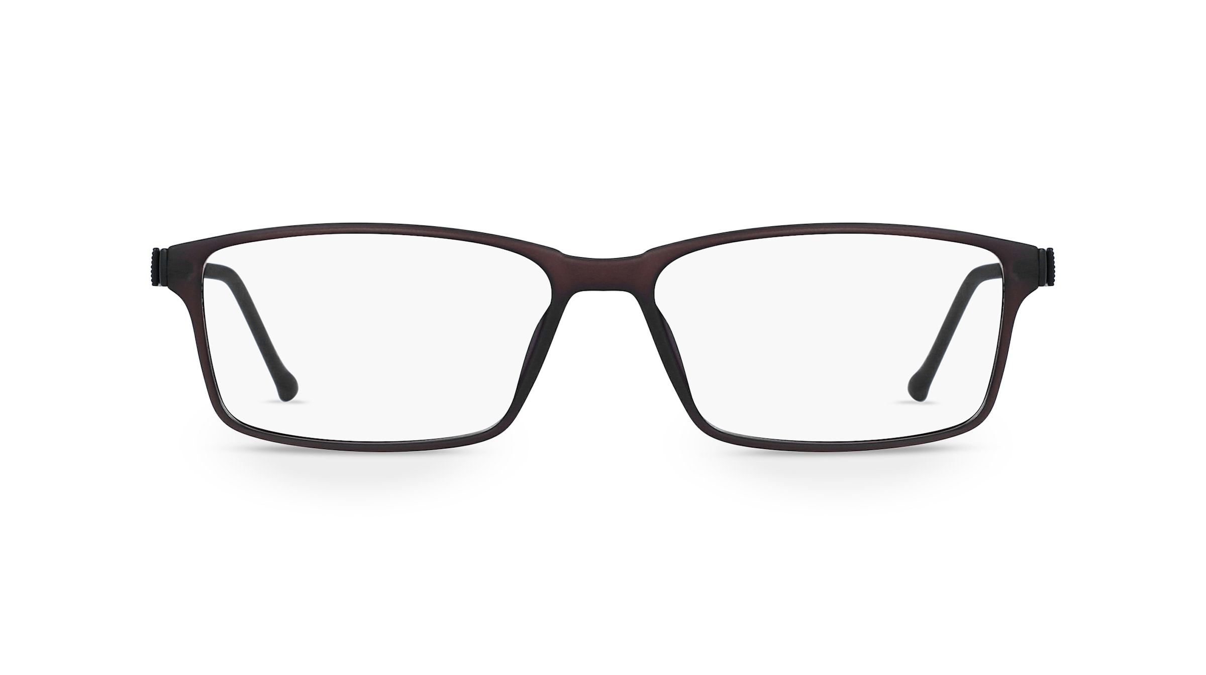 Fielmann COMFORT 088 CL Herren-Brille inkl. Gläser Vollrand Eckig TR90-Gestell 55mm/14mm/140mm, braun