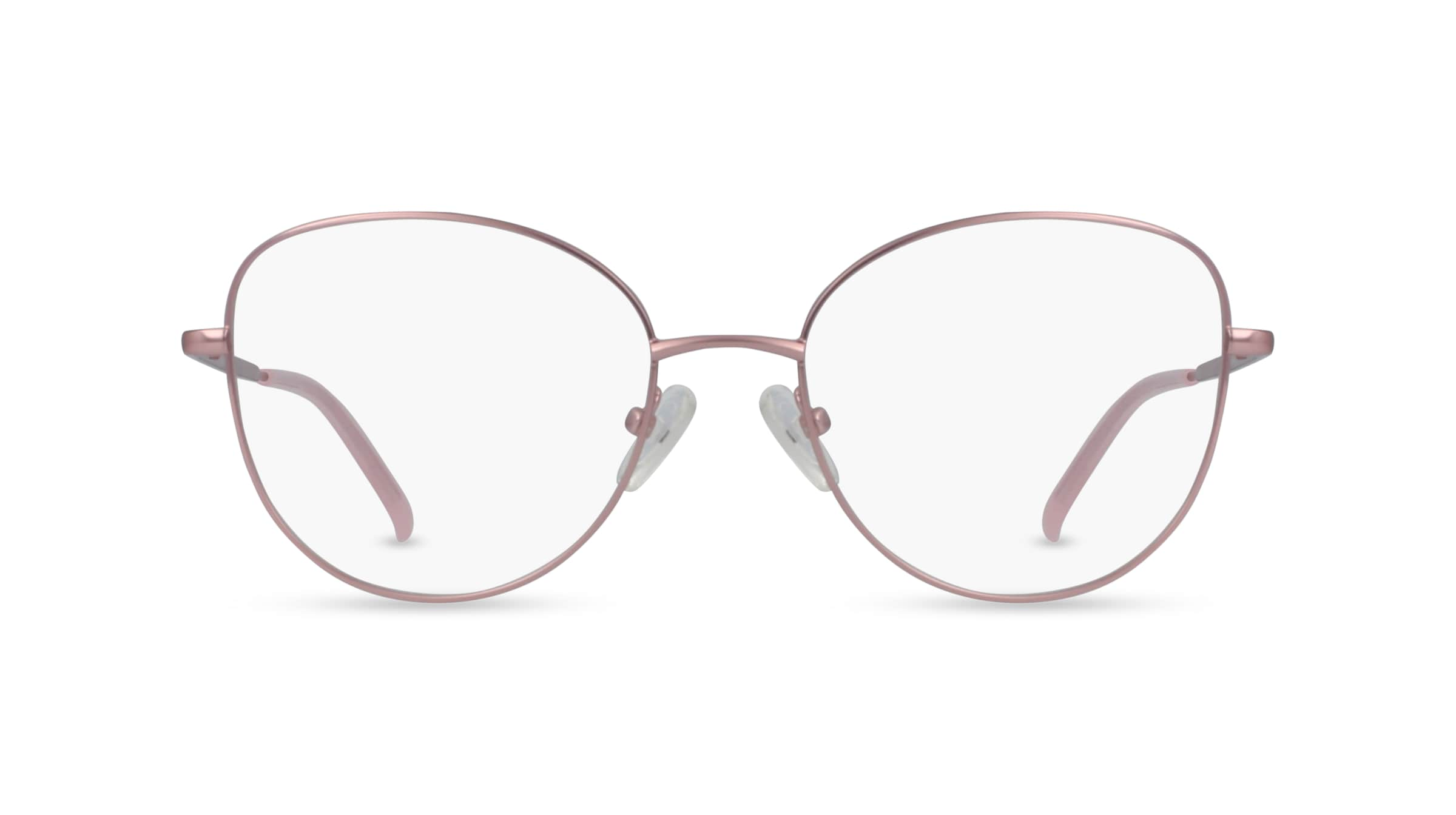 Fielmann BD 458 FA Damen-Brille inkl. Gläser Vollrand Butterfly Edelstahl-Gestell 52mm/17mm/135mm, pink