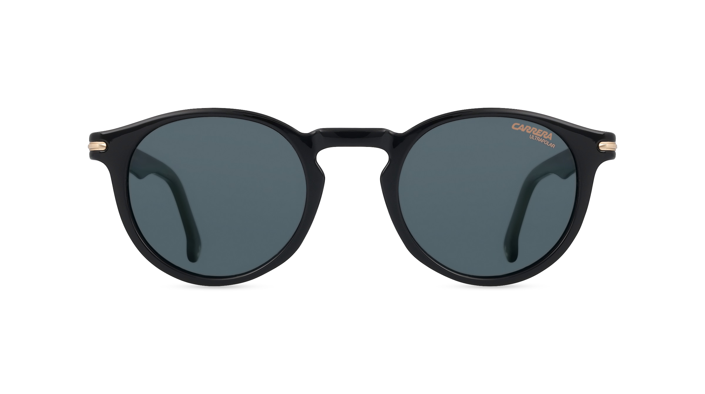 Carrera 301/S Unisex-Sonnenbrille Vollrand Rund Kunststoff-Gestell, schwarz