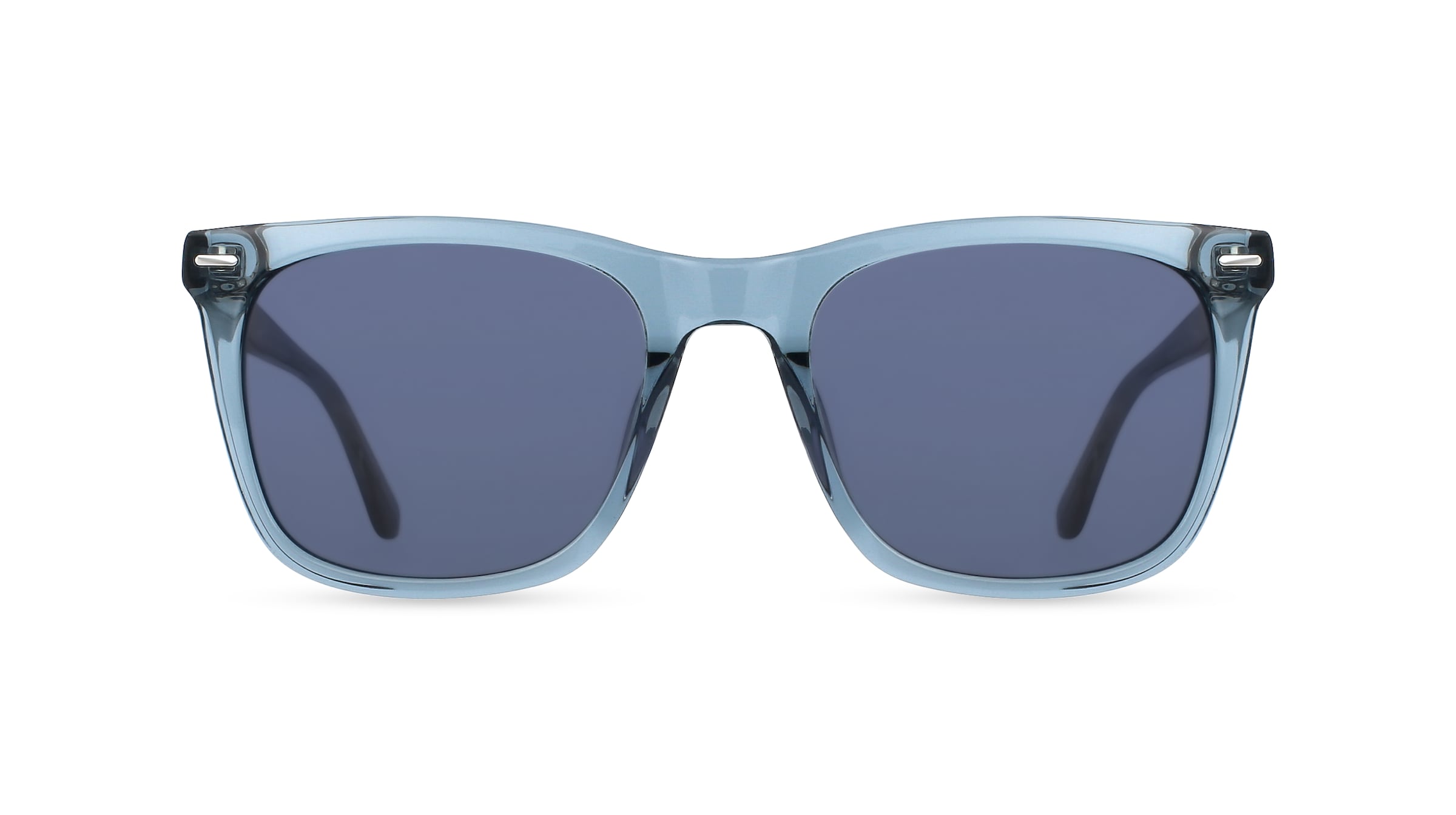 Calvin Klein CK21507S Herren-Sonnenbrille Vollrand Eckig Kunststoff-Gestell, blau