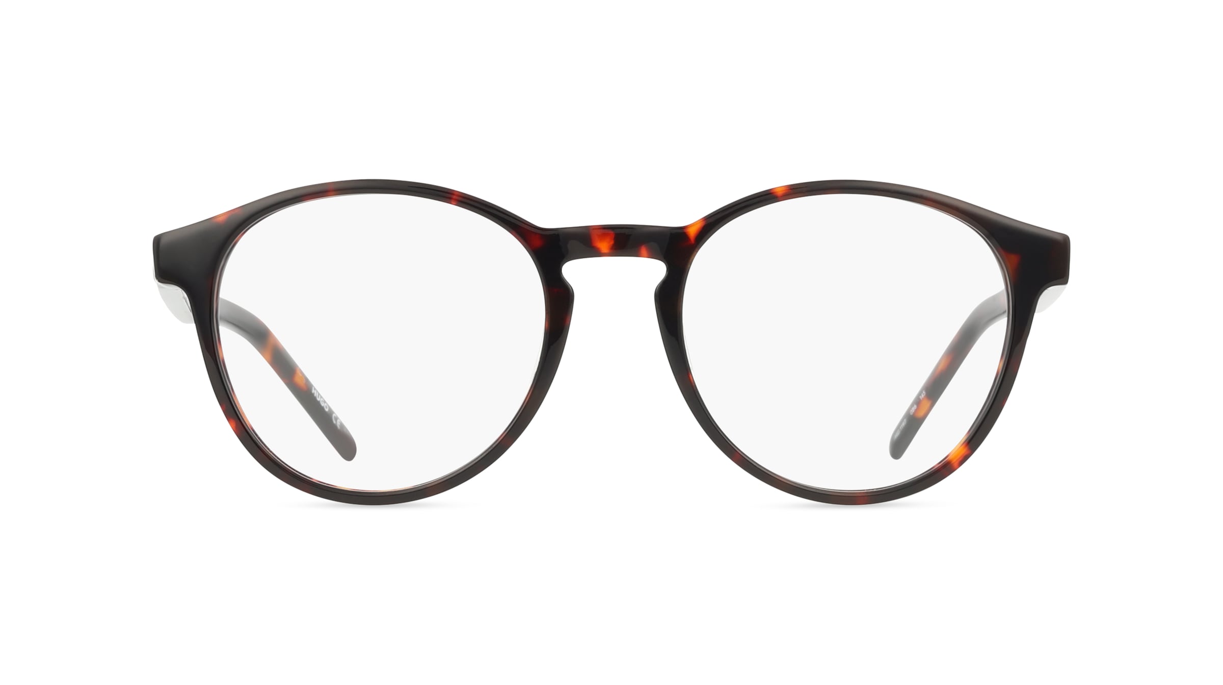 Hugo HG 1197 Herren-Brille inkl. Gläser Vollrand Rund Acetat-Gestell 50mm/19mm/145mm, braun