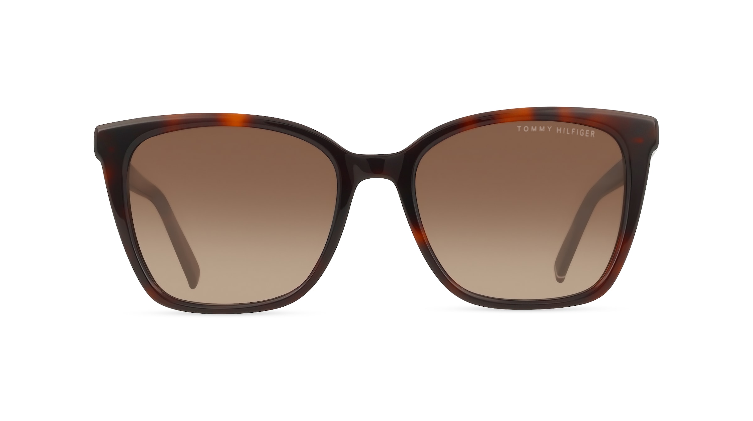 Tommy Hilfiger TH 2226/S Damen-Sonnenbrille Vollrand Rechteckig Acetat-Gestell, braun