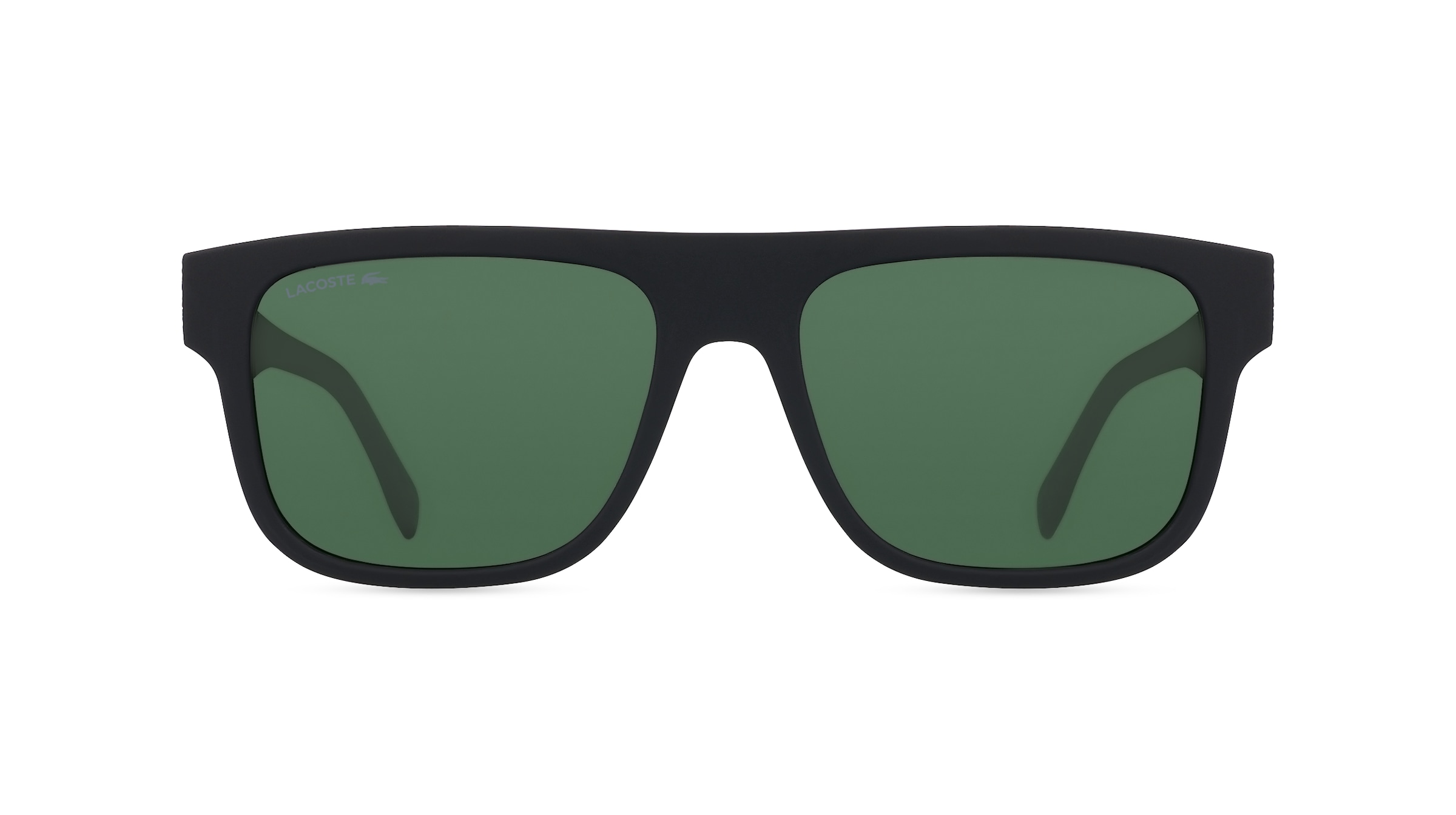 Lacoste L6001S Herren-Sonnenbrille Vollrand Eckig Kunststoff-Gestell, schwarz