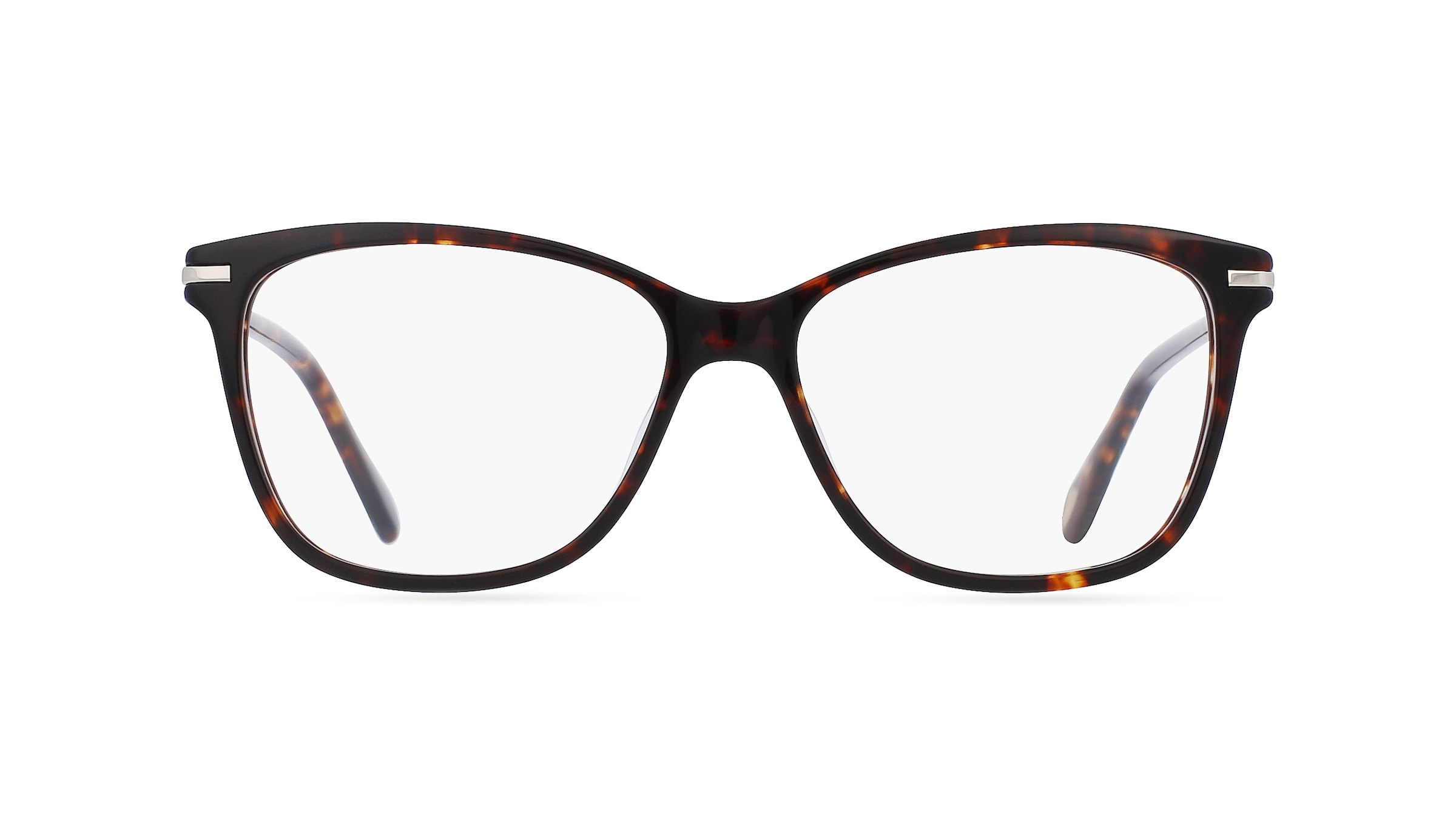 Fossil 7105 Damen-Brille inkl. Gläser Vollrand Eckig Kunststoff-Gestell 52mm/14mm/140mm, braun