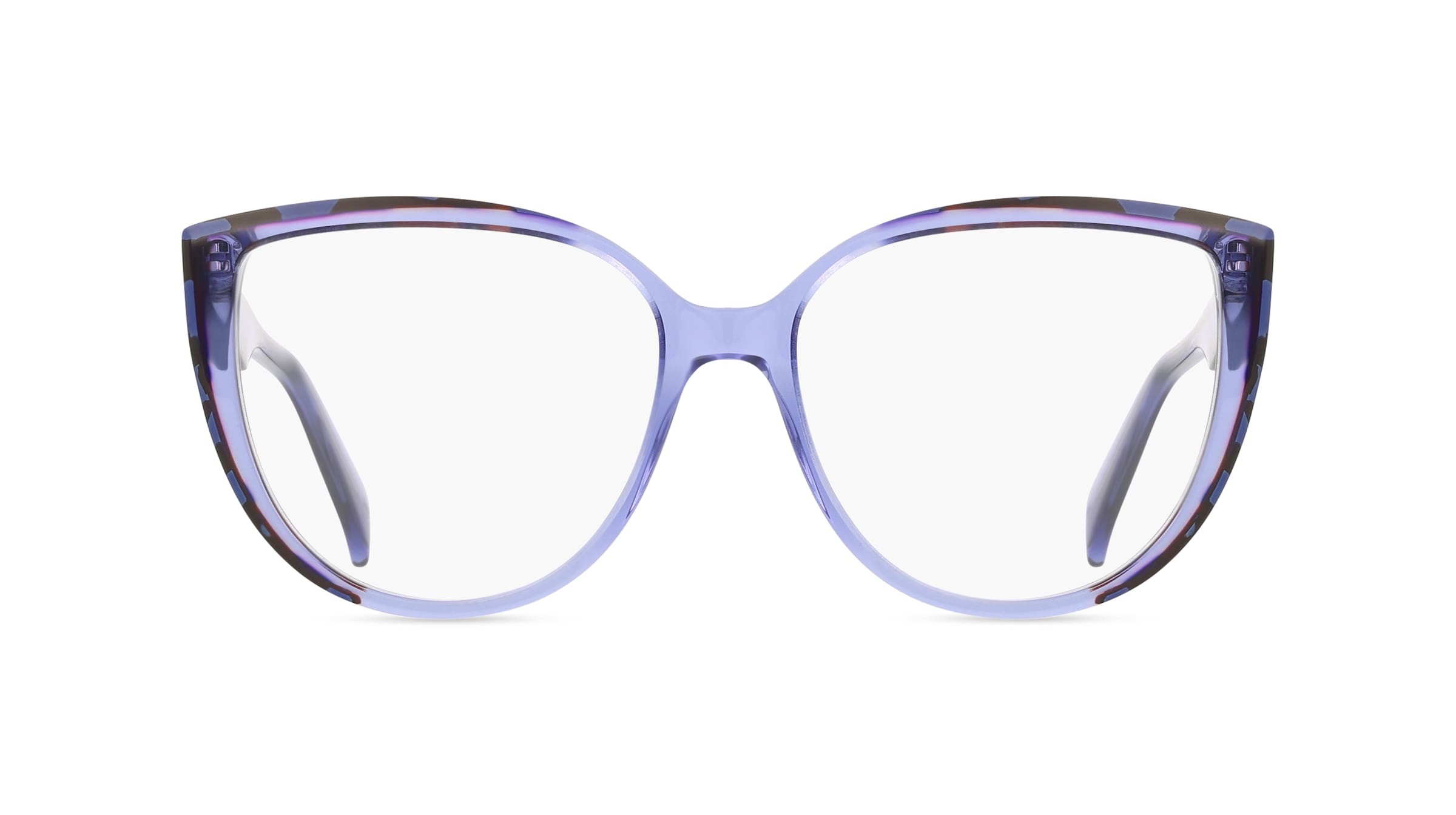 Liu Jo LJ2807 Damen-Brille inkl. Gläser Vollrand Cateye Acetat-Gestell 54mm/16mm/140mm, blau