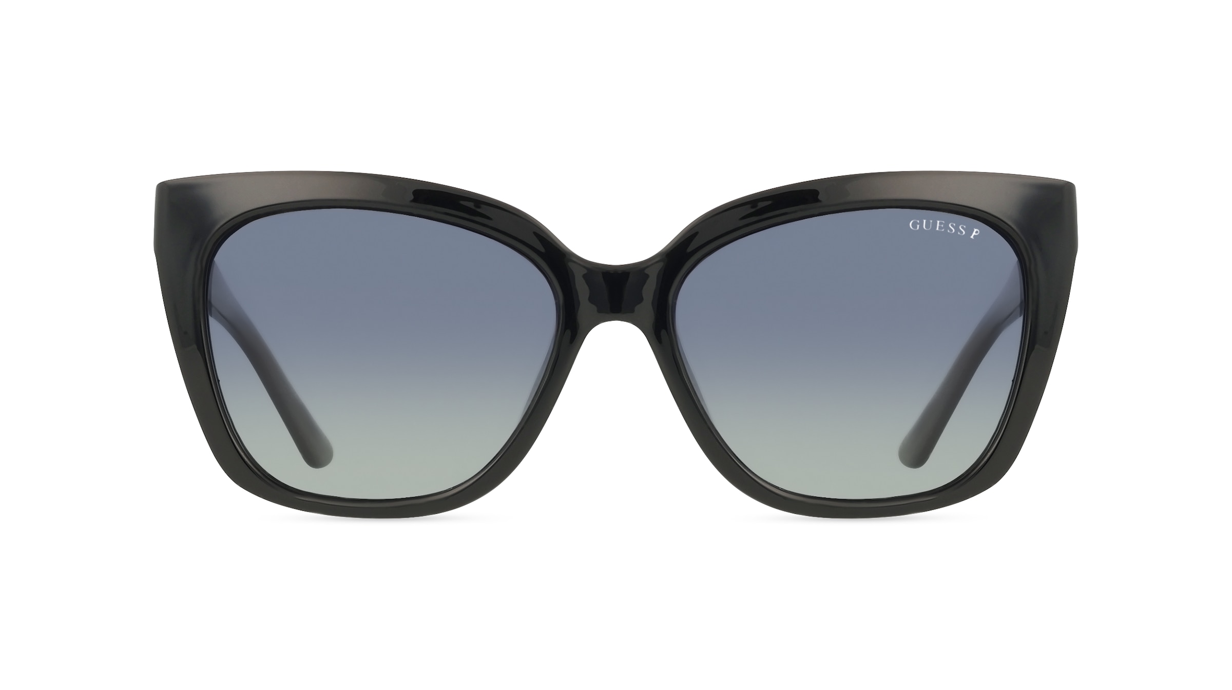 Guess GU7878 Damen-Sonnenbrille Vollrand Eckig Acetat-Gestell, schwarz