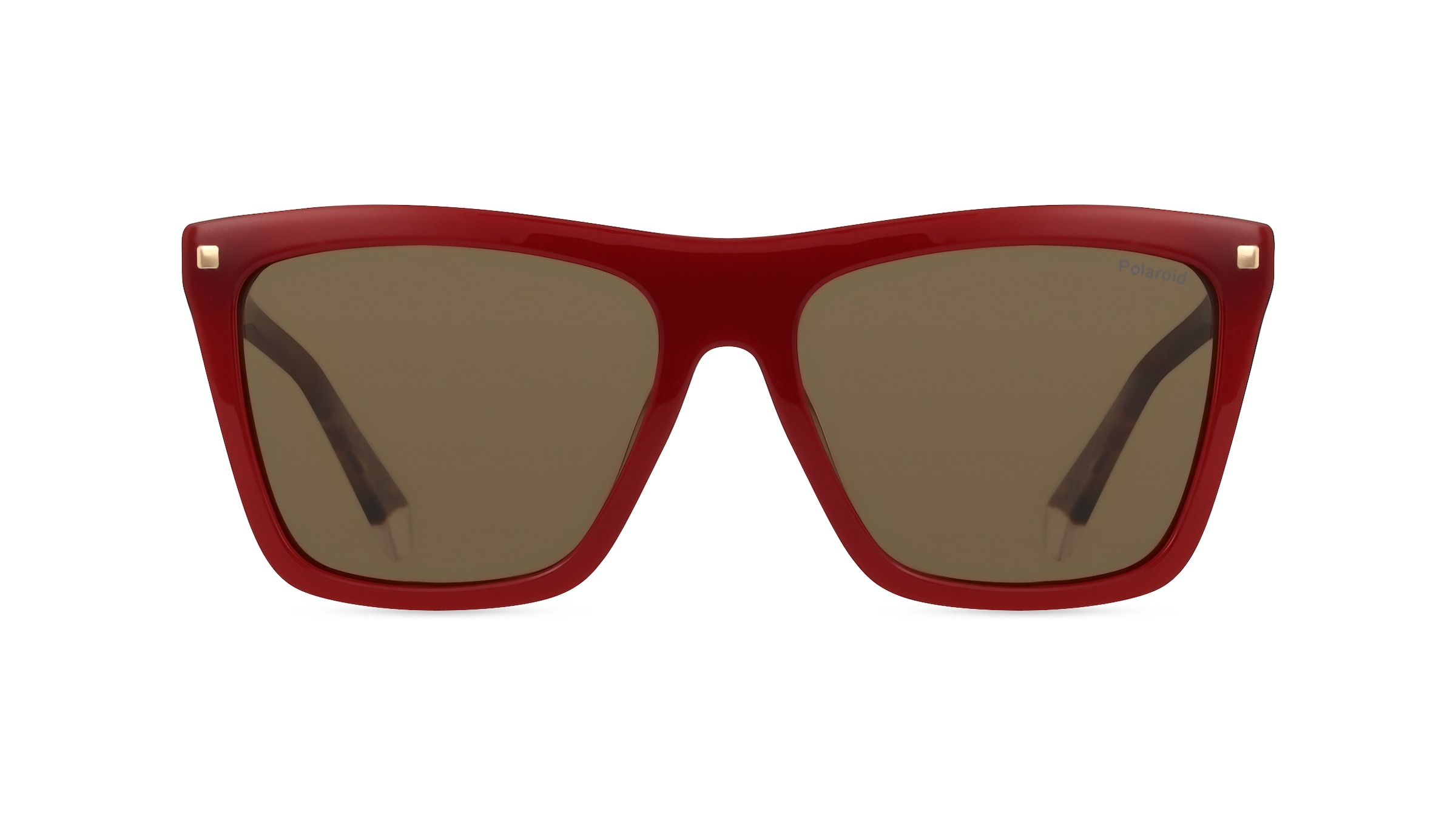 Polaroid PLD 4164/S/X Damen-Sonnenbrille Vollrand Eckig Acetat-Gestell, rot