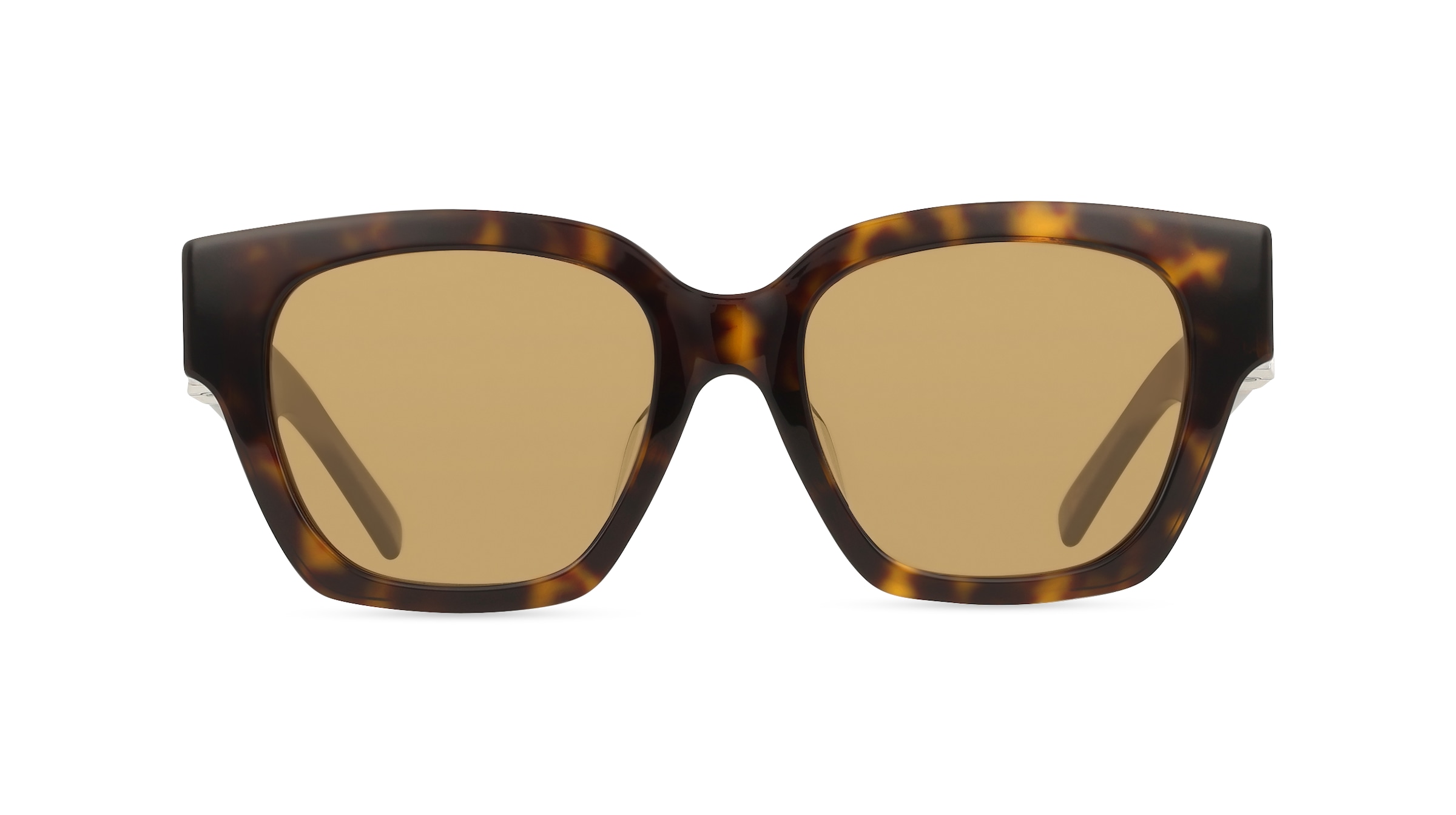 Givenchy GV40083F Damen-Sonnenbrille Vollrand Quadratisch Acetat-Gestell, braun