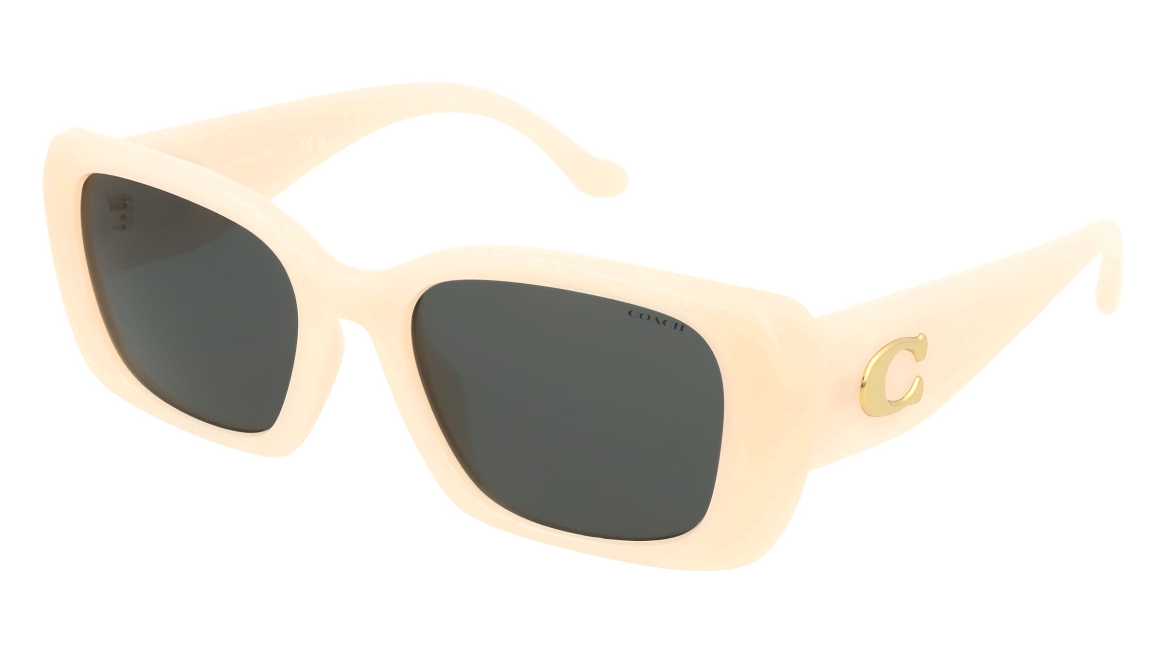 Coach 0HC8435U CBY82 Damen-Sonnenbrille Vollrand Quadratisch Kunststoff-Gestell, Blau