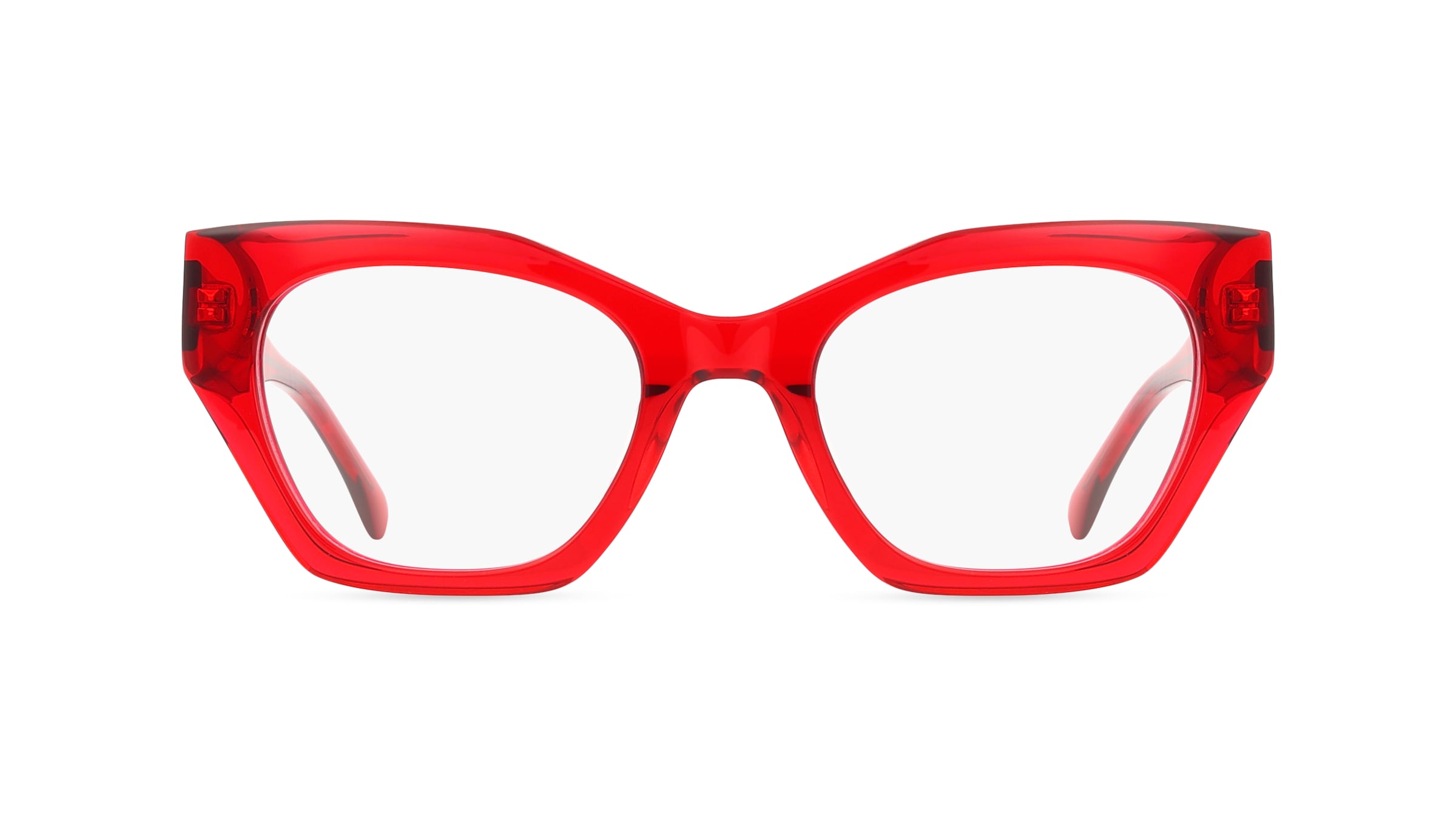 Zadig & Voltaire VZV429 Damen-Brille inkl. Gläser Vollrand Eckig Kunststoff-Gestell 52mm/21mm/140mm, rot