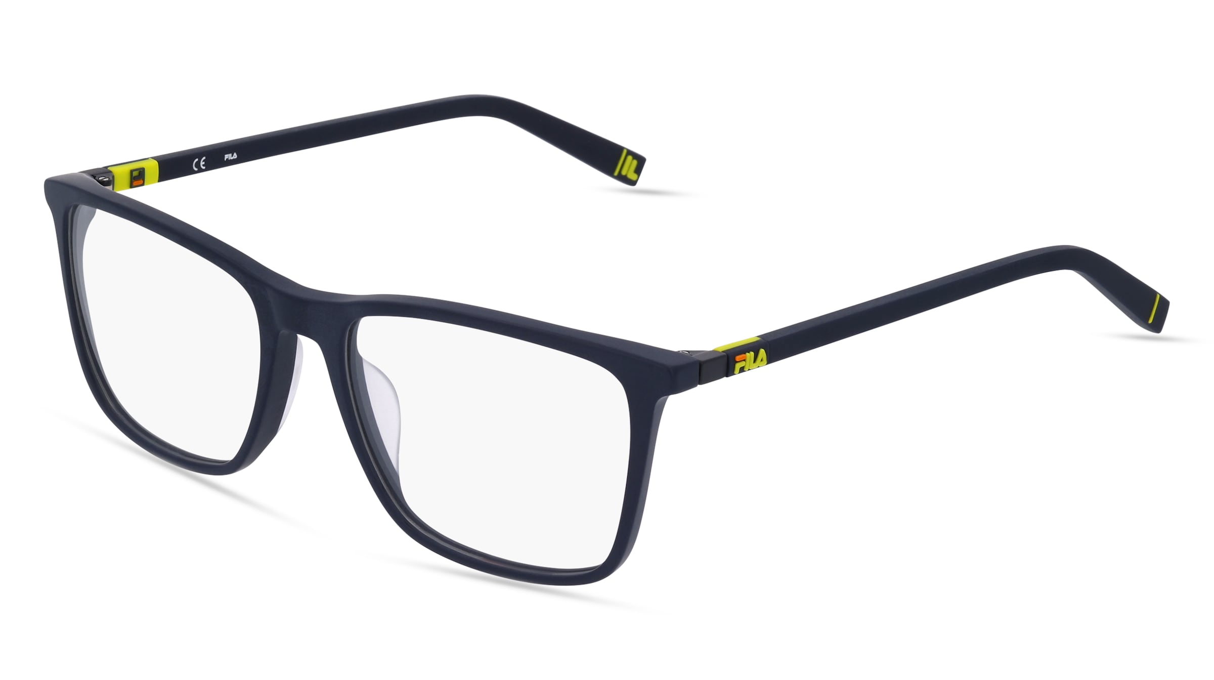 Fila VFI 305 Herren-Brille inkl. Gläser Vollrand Quadratisch Kunststoff-Gestell 55/17/145, Blau