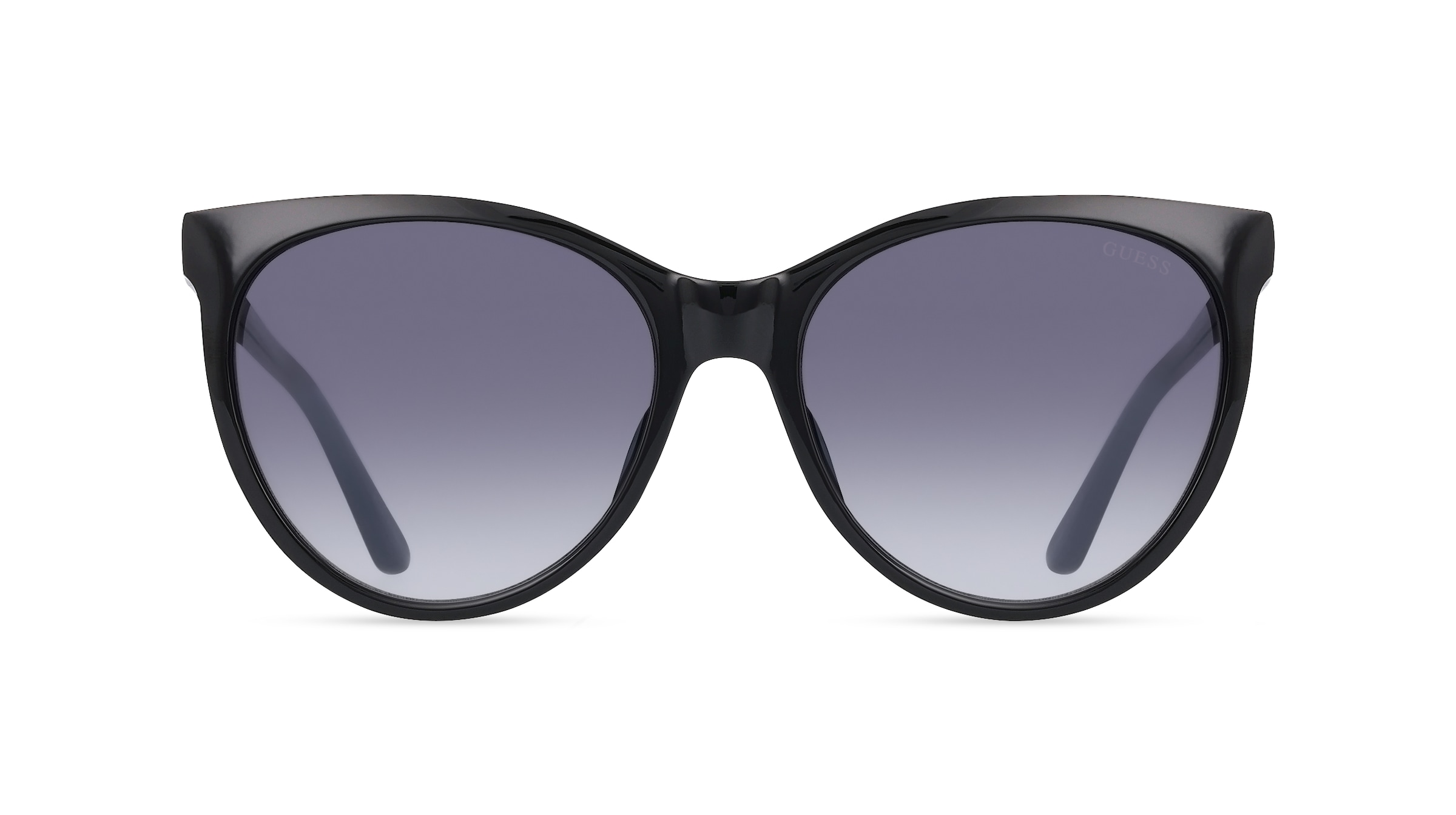 Guess GU7778 Damen-Sonnenbrille Vollrand Butterfly Kunststoff-Gestell, schwarz