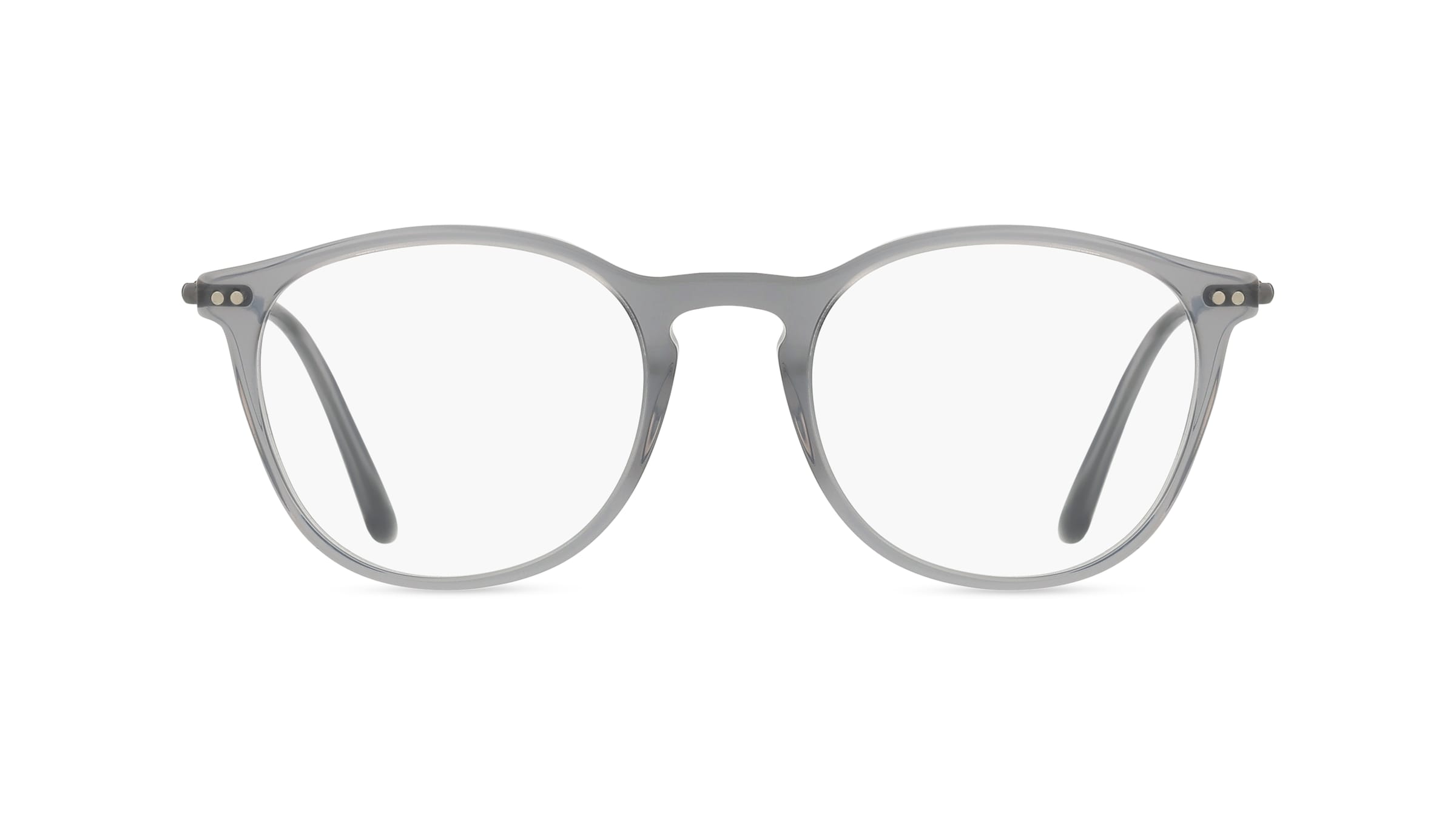 Giorgio Armani 0AR7125 Herren-Brille inkl. Gläser Vollrand Panto Acetat-Gestell 50/20/145, Grau