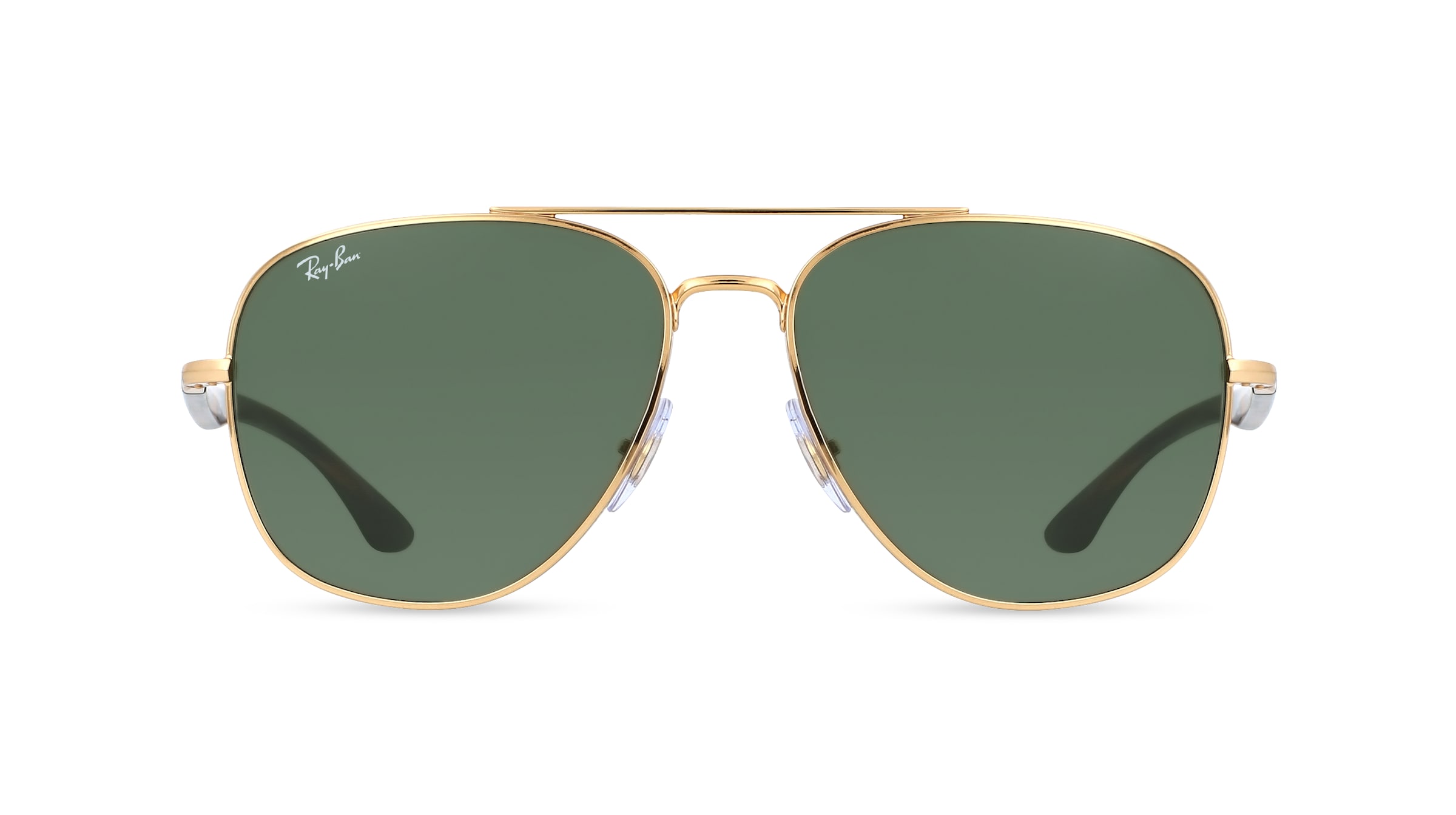 Ray-Ban RB 3683 Unisex-Sonnenbrille Vollrand Eckig Metall-Gestell, gold