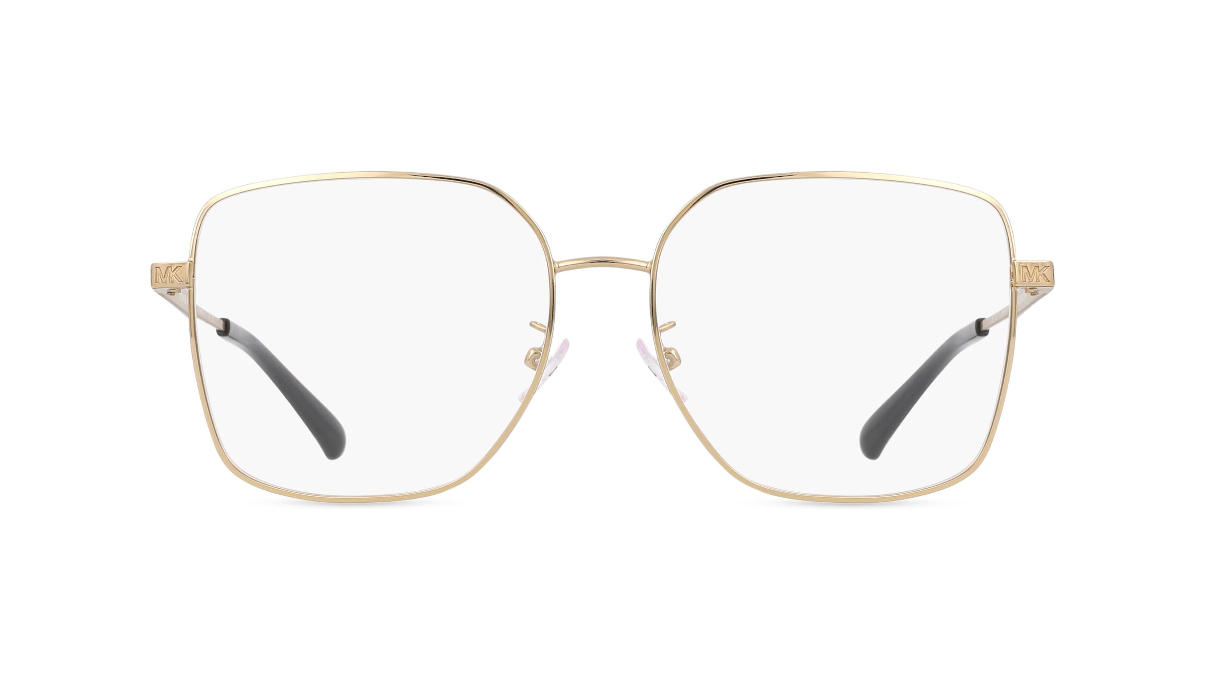 Michael Kors MK3056 Damen-Brille inkl. Gläser Vollrand Rechteckig Edelstahl-Gestell 55mm/16mm/140mm, Gold