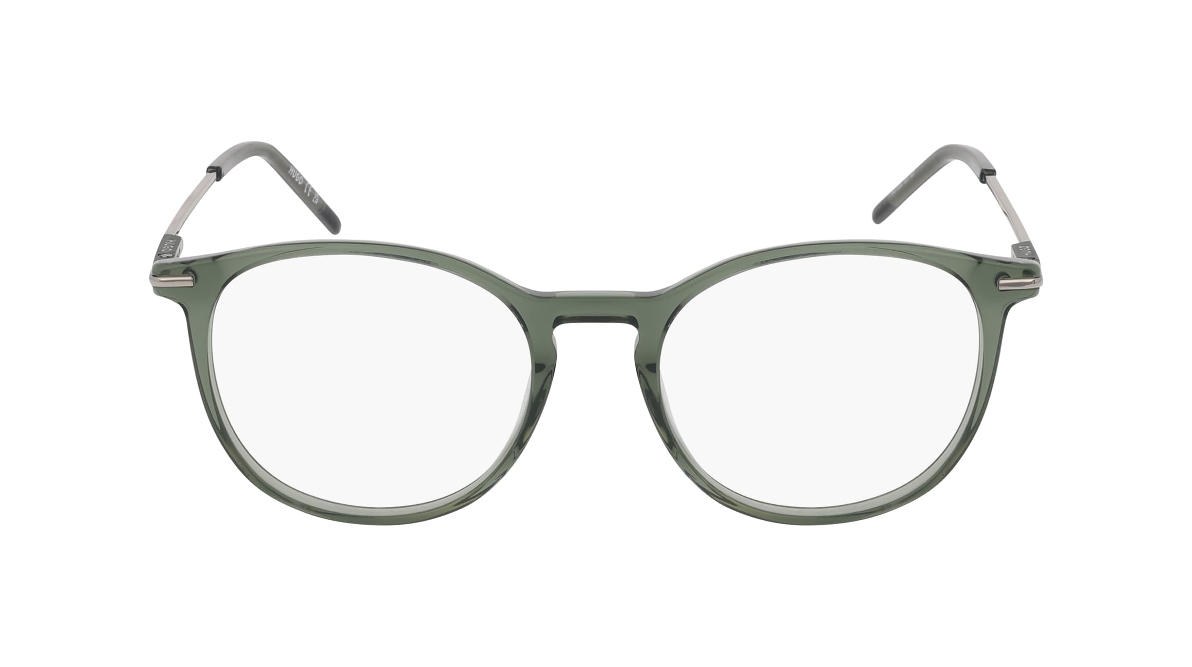 Hugo HG 1406 Herren-Brille inkl. Gläser Vollrand Panto Acetat-Gestell 51/20/145, Grün