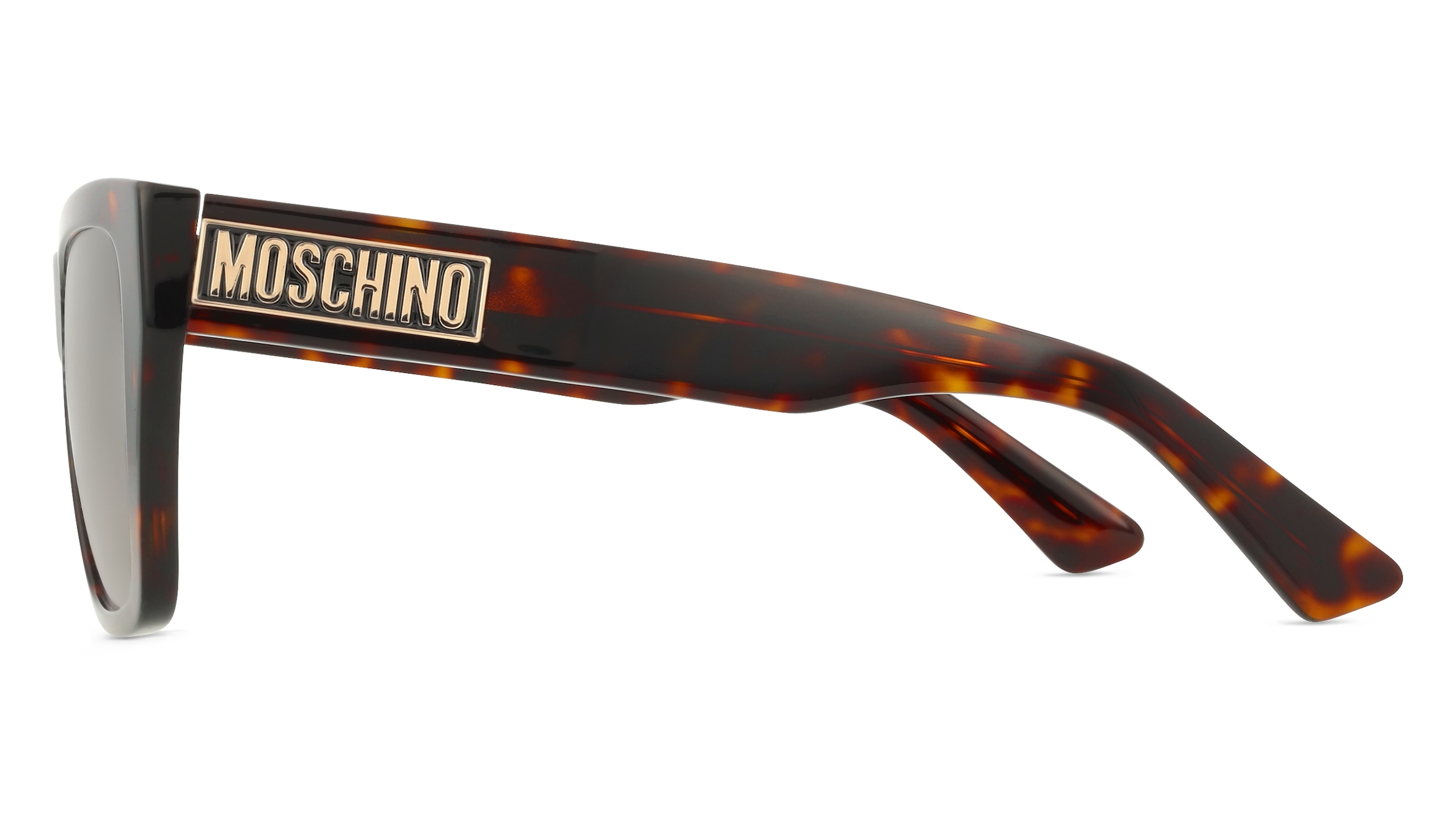 Thumbnail - Moschino MOS181/S Damen-Sonnenbrille Vollrand Eckig Acetat-Gestell, braun