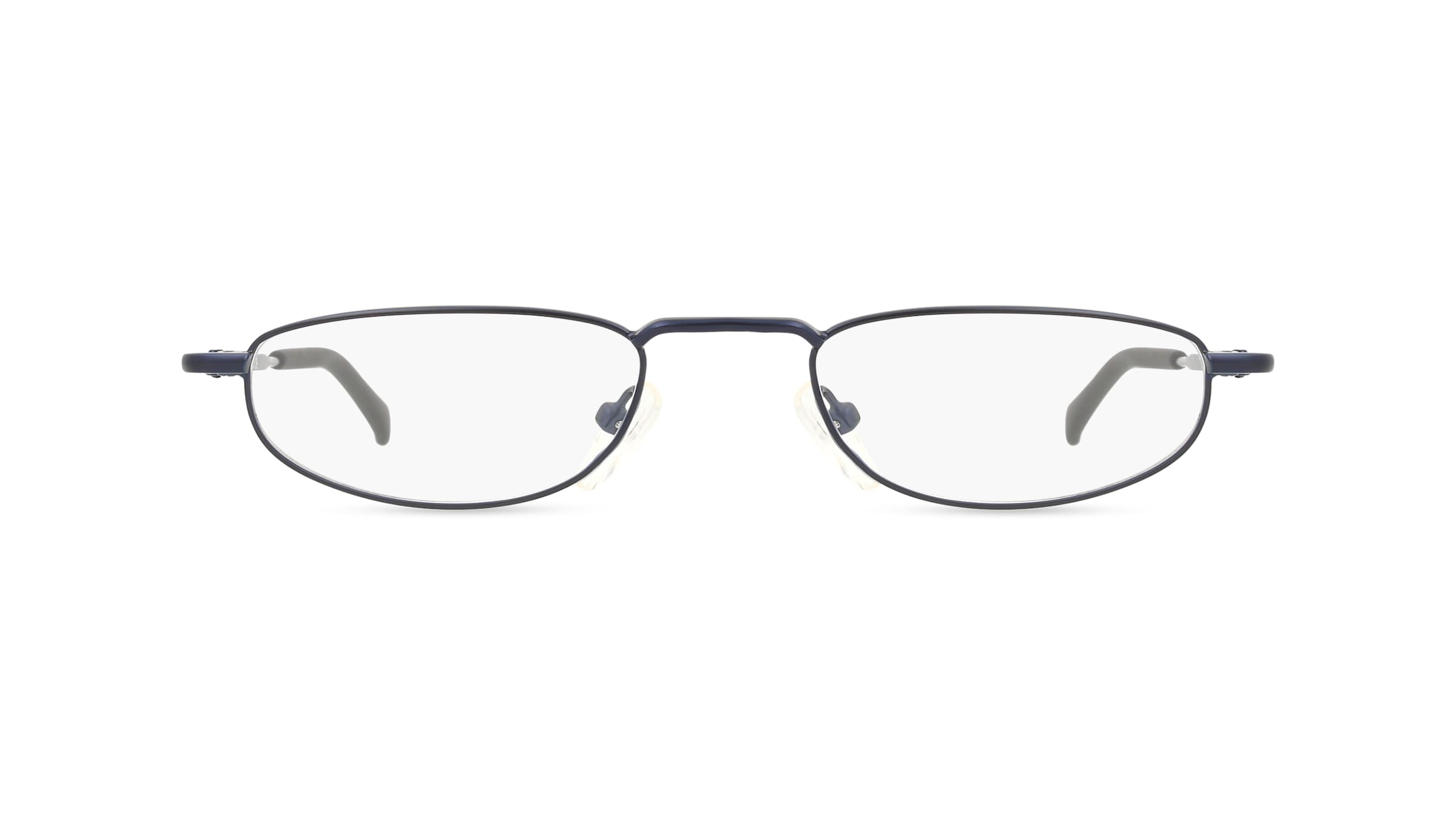 Fielmann MC 290 MOD CL Unisex-Brille inkl. Gläser Vollrand Schmal Metall-Gestell 47mm/20mm/145mm, Blau