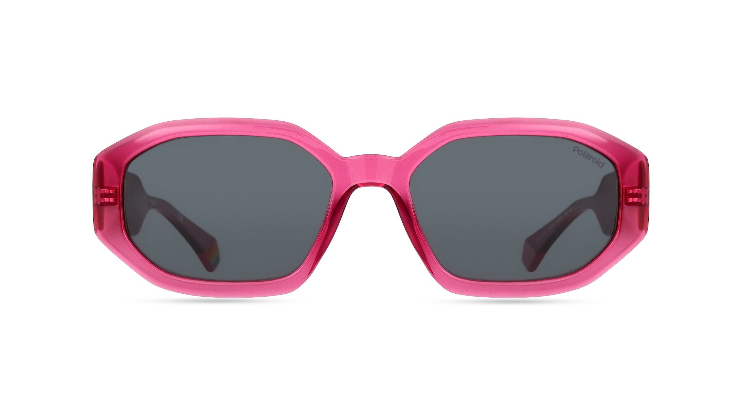 Polaroid PLD 6189/S Damen-Sonnenbrille Vollrand Achteckig Kunststoff-Gestell, pink