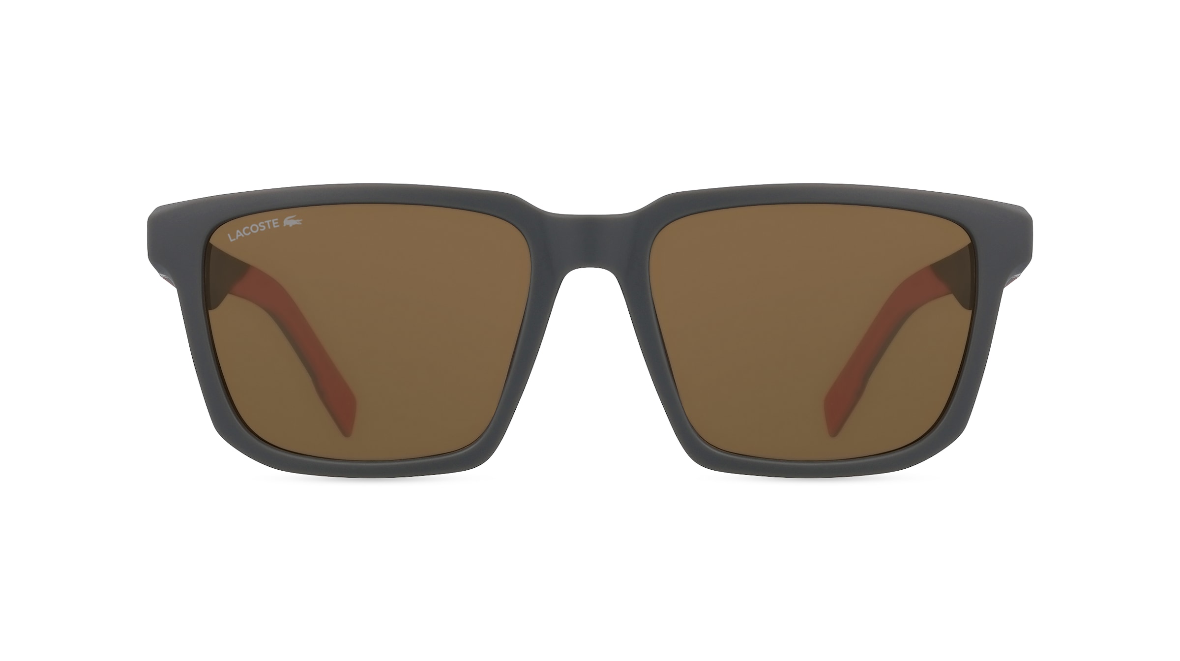 Lacoste L999S Herren-Sonnenbrille Vollrand Eckig Kunststoff-Gestell, grau