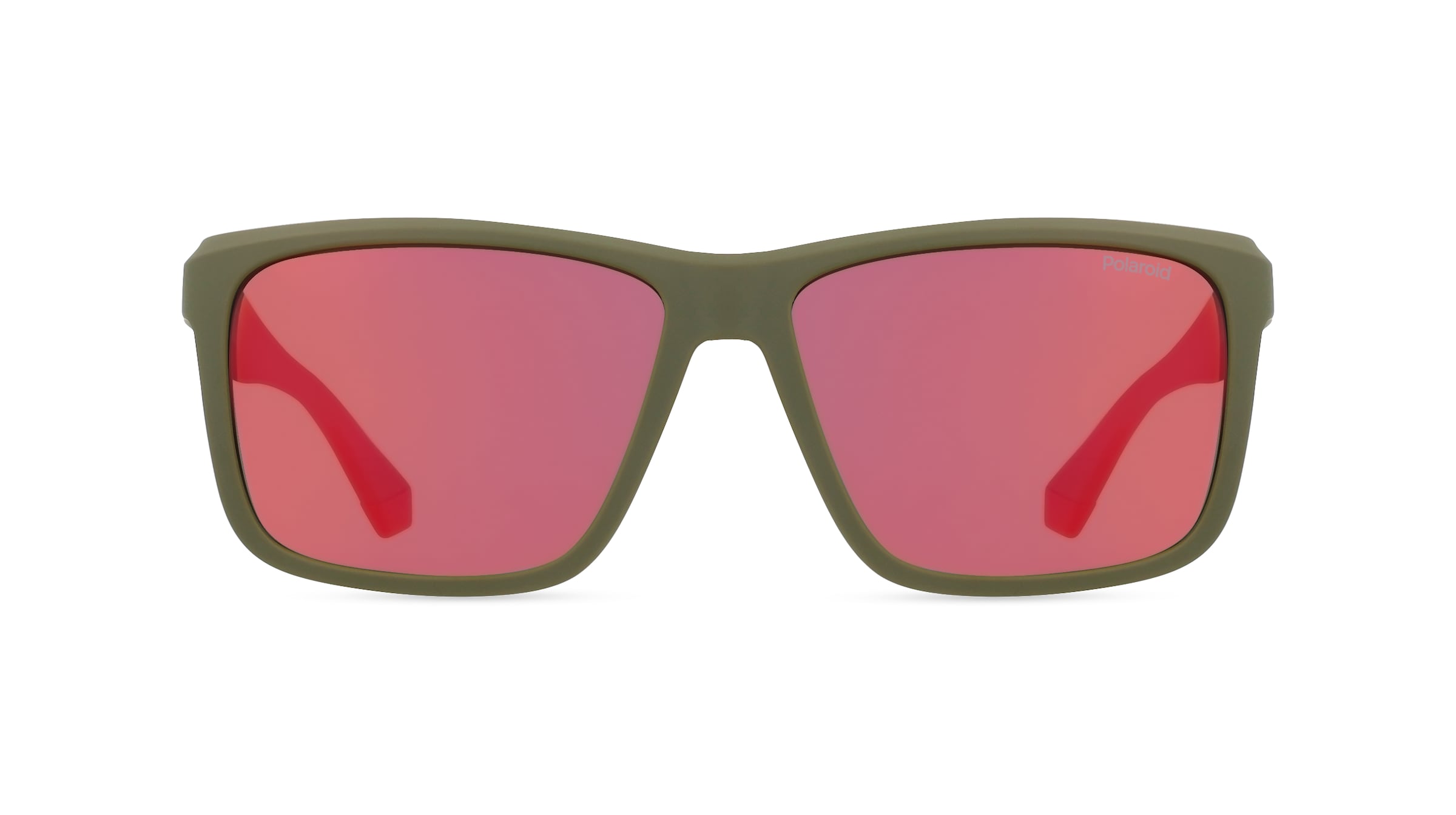 Polaroid PLD 2164/S Herren-Sonnenbrille Vollrand Rectangular Kunststoff-Gestell, grün