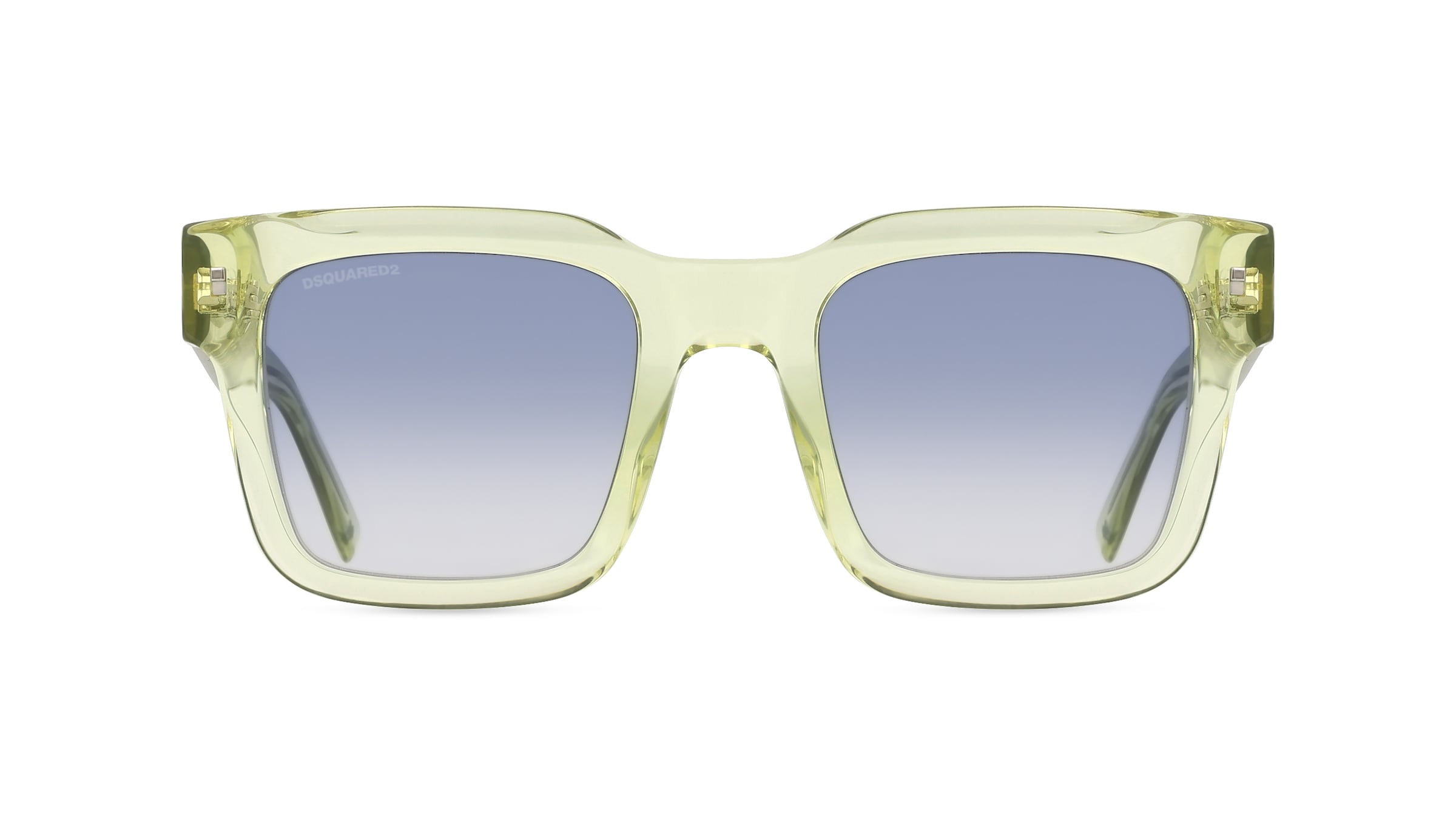 Dsquared2 ICON 0010/S Herren-Sonnenbrille Vollrand Eckig Acetat-Gestell, grün