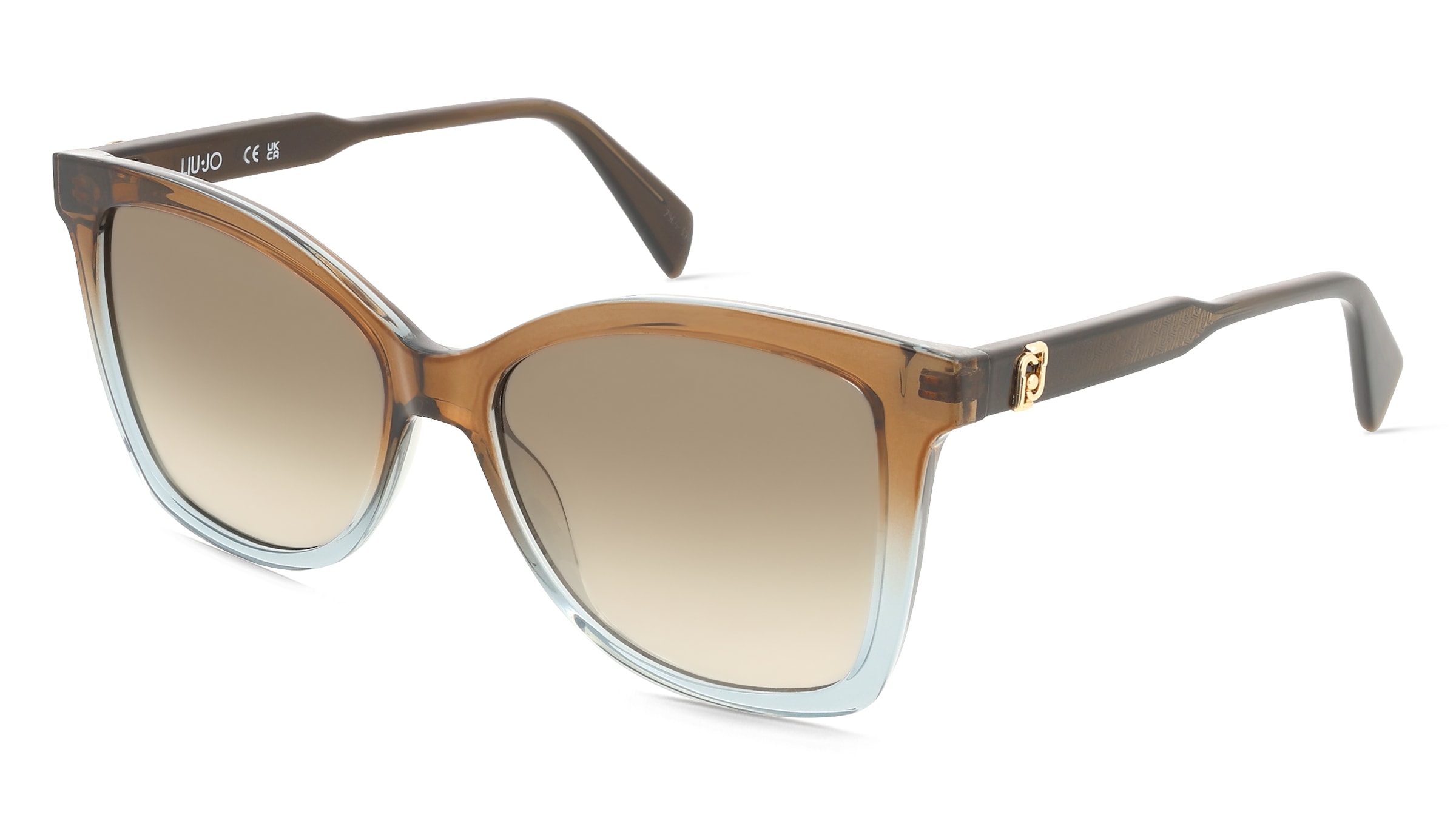 Liu Jo LJ822S Damen-Sonnenbrille Vollrand Butterfly Kunststoff-Gestell, Grün