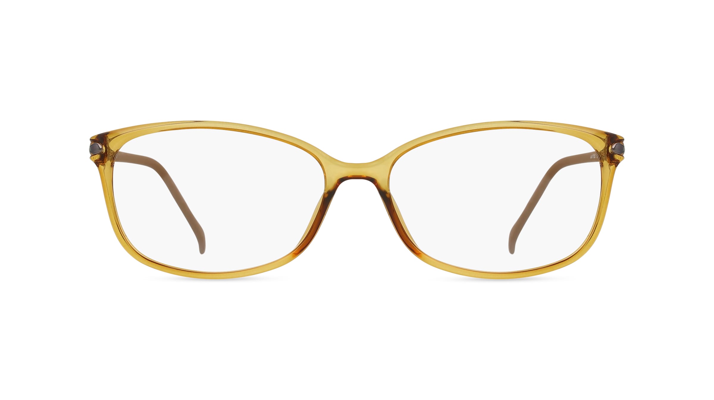 Fielmann COMFORT 126 FLEX CL Damen-Brille inkl. Gläser Vollrand Oval TR90-Gestell 52mm/14mm/130mm, gelb