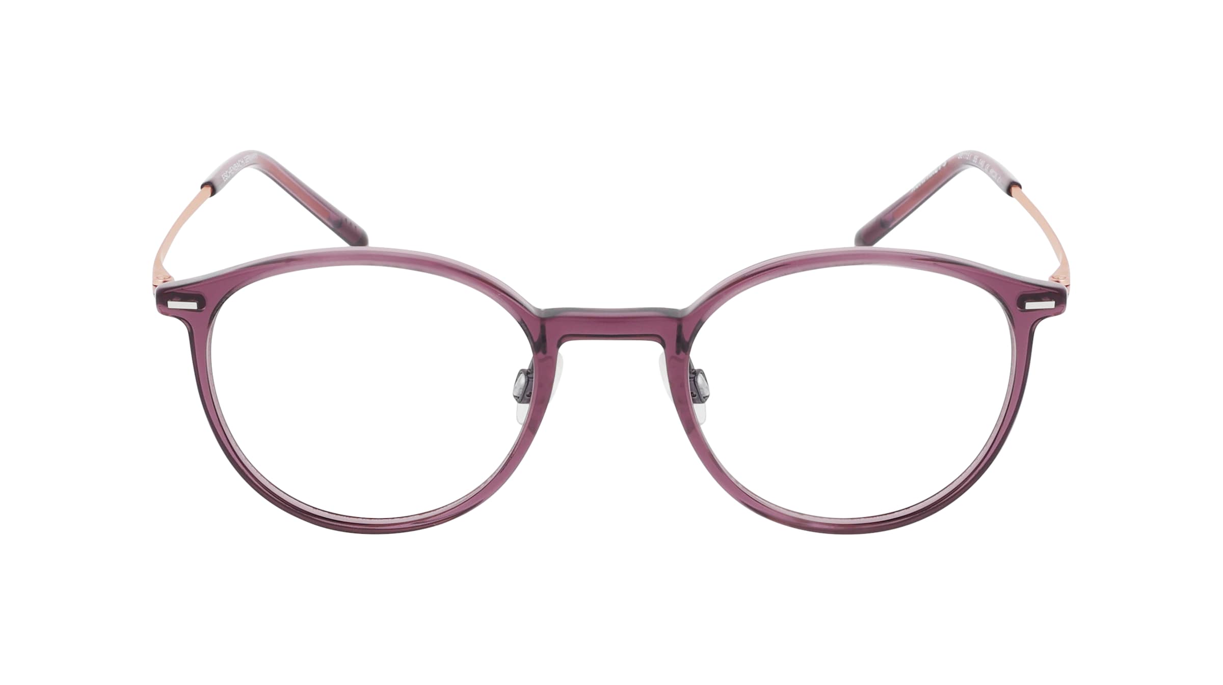 Humphrey's 581151 Unisex-Brille inkl. Gläser Vollrand Panto Acetat-Gestell 48mm/20mm/140mm, lila