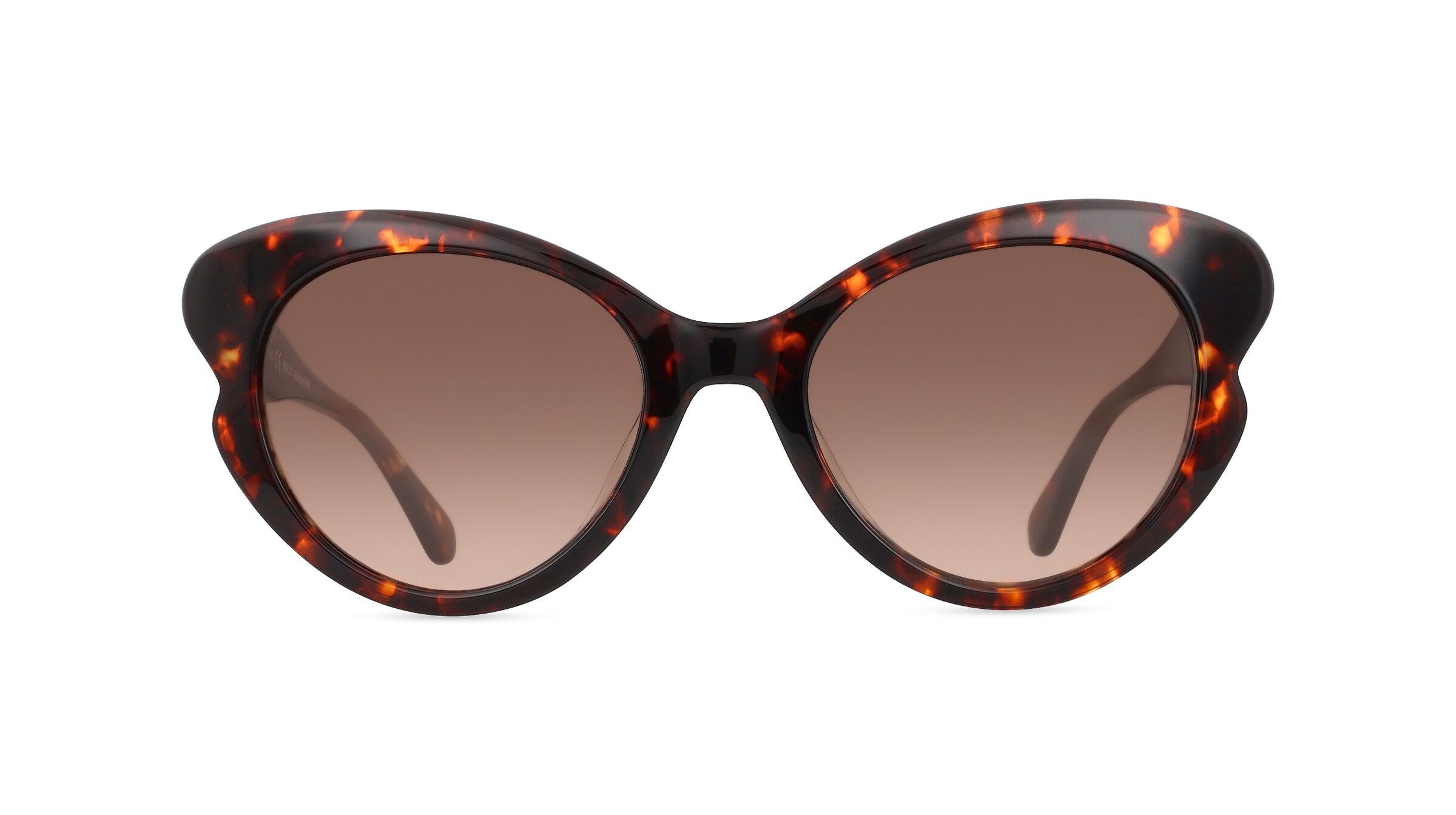 Kate Spade ELINA/G/S Damen-Sonnenbrille Vollrand Butterfly Acetat-Gestell, braun