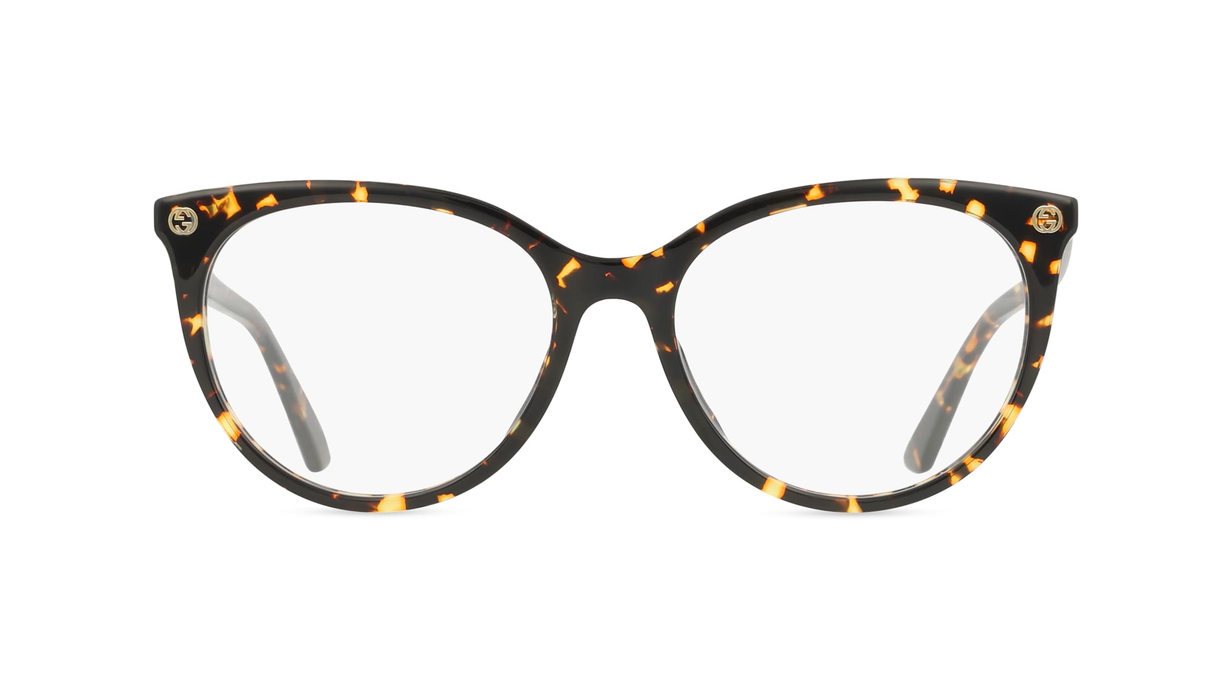 Gucci GG0093O Unisex-Brille inkl. Gläser Vollrand Panto Kunststoff-Gestell 53mm/17mm/140mm, gelb