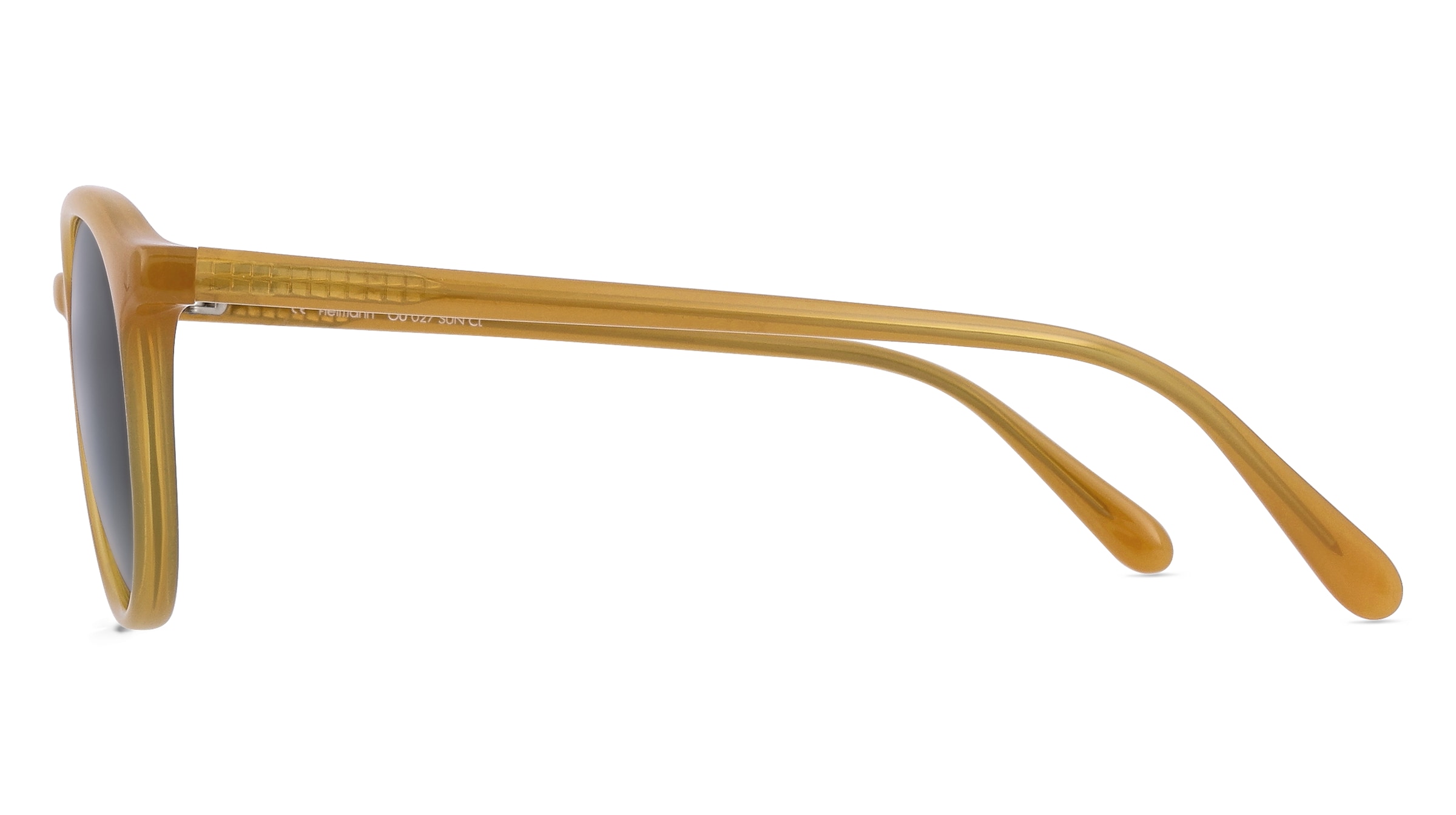 Thumbnail - Fielmann OU 027 SUN CL Unisex-Sonnenbrille Vollrand Panto Acetat-Gestell, gelb