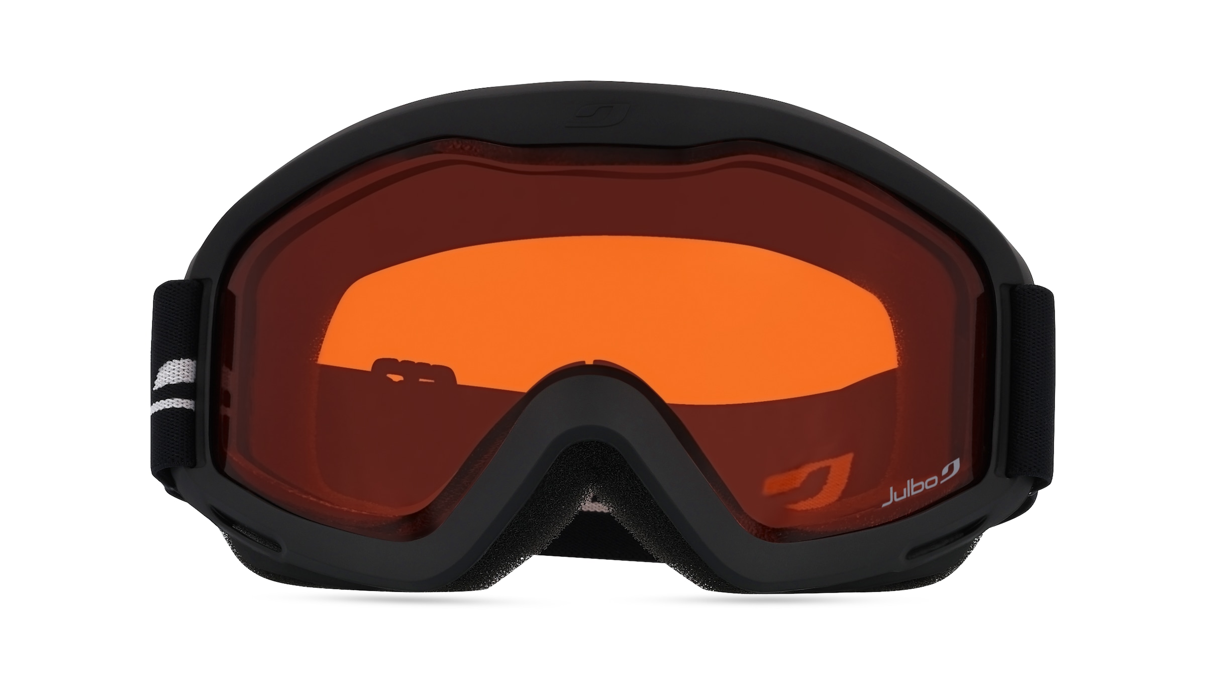 Julbo PLASMA J733  Unisex-Skibrille Vollrand Monoscheibe Kunststoff-Gestell, schwarz