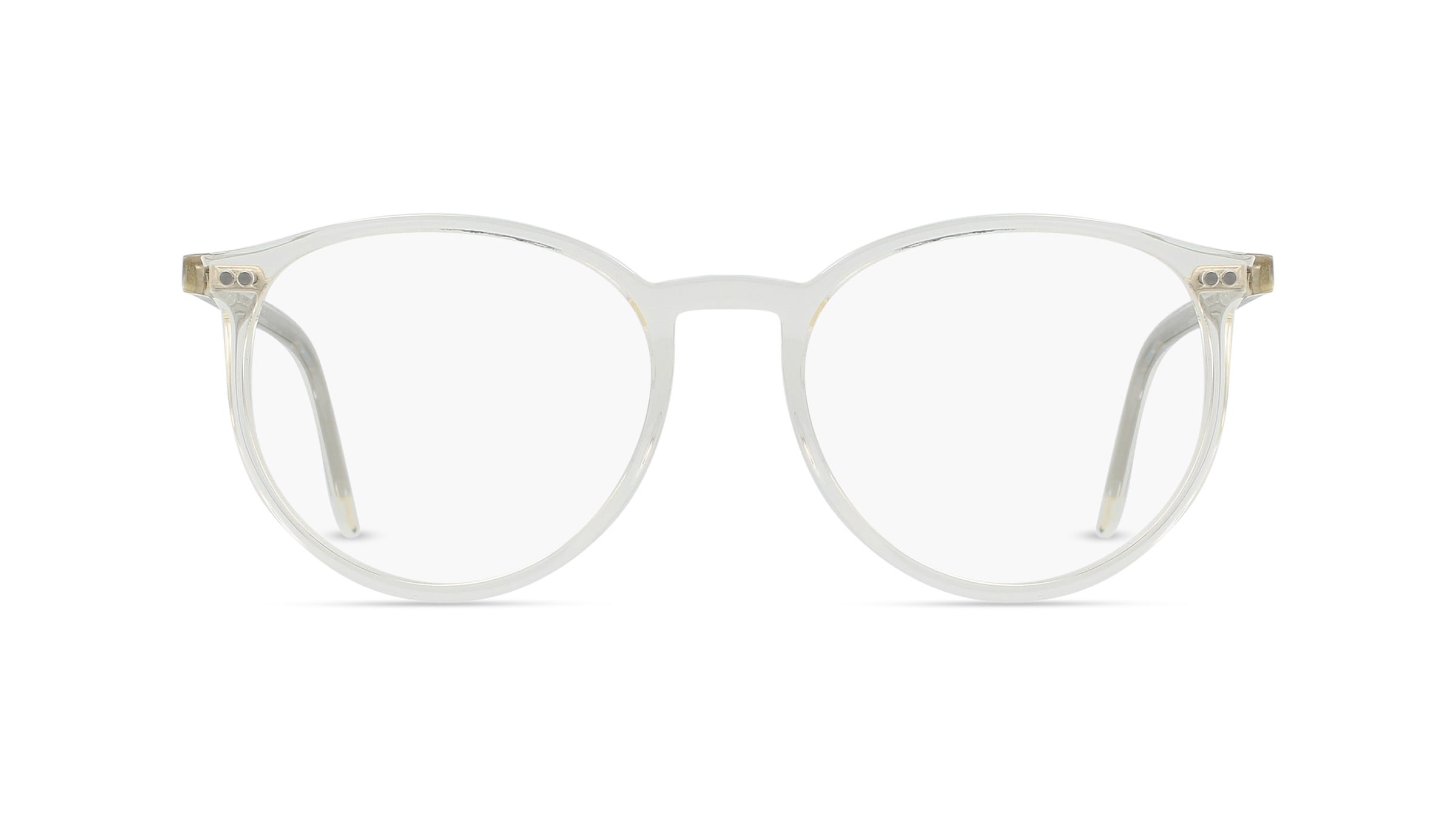 Fielmann MI 039 CL Unisex-Brille inkl. Gläser Vollrand Panto Acetat-Gestell 50mm/18mm/140mm, transparent