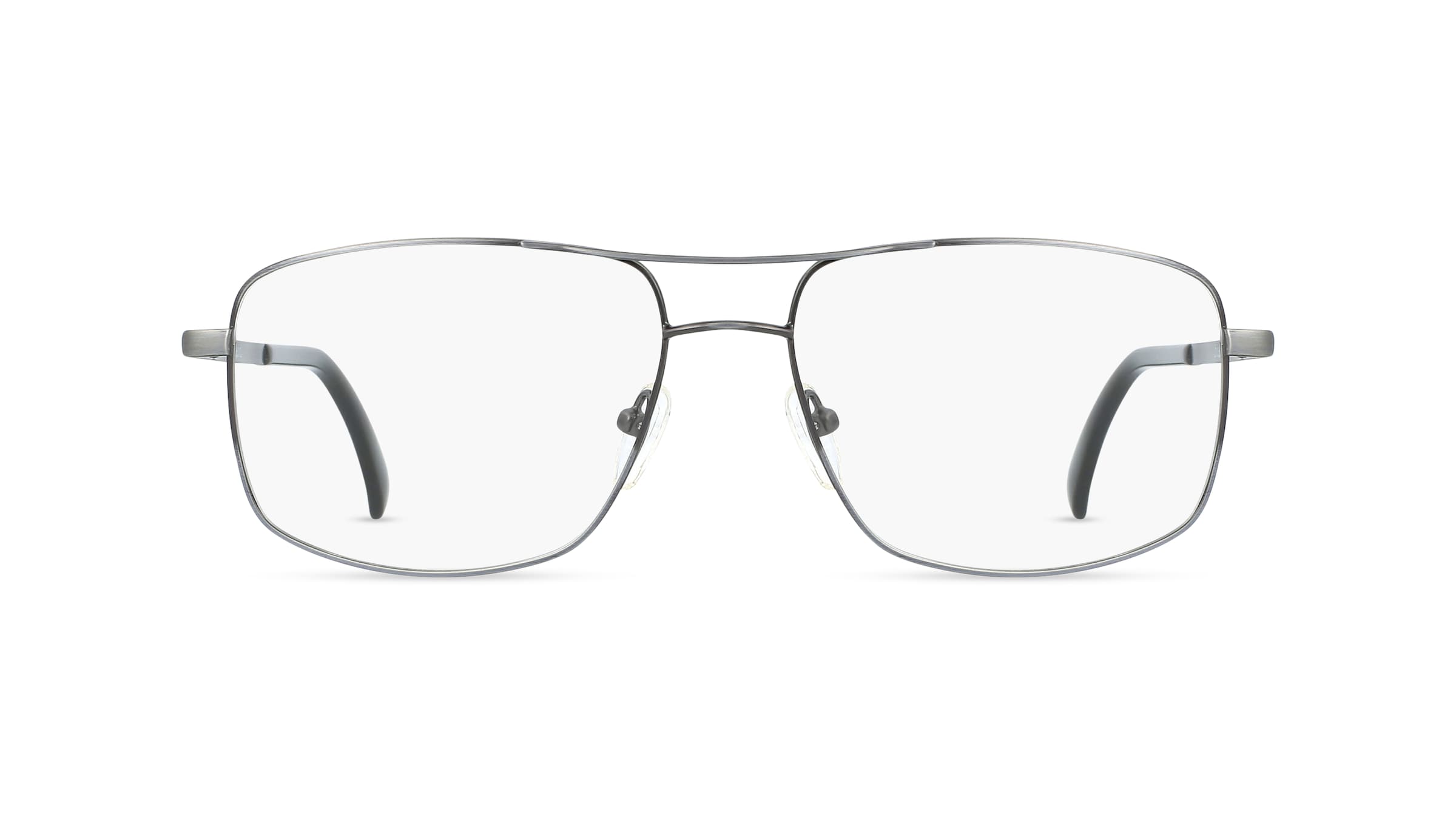 Fielmann MC 563 CL Herren-Brille inkl. Gläser Vollrand Eckig Edelstahl-Gestell 56mm/15mm/145mm, blau